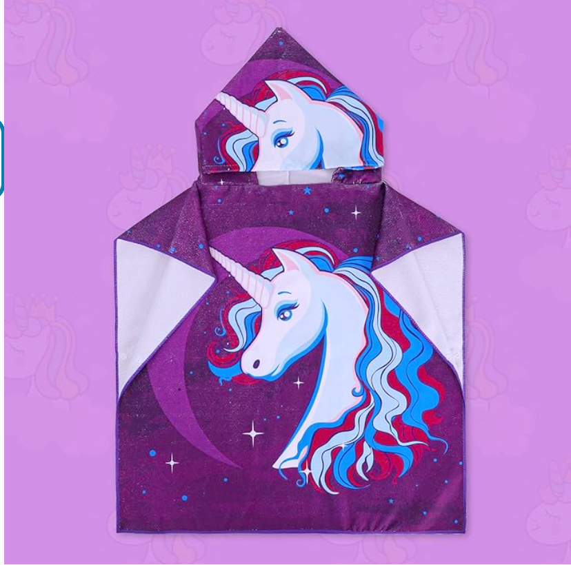 Unicorn Hooded Towel