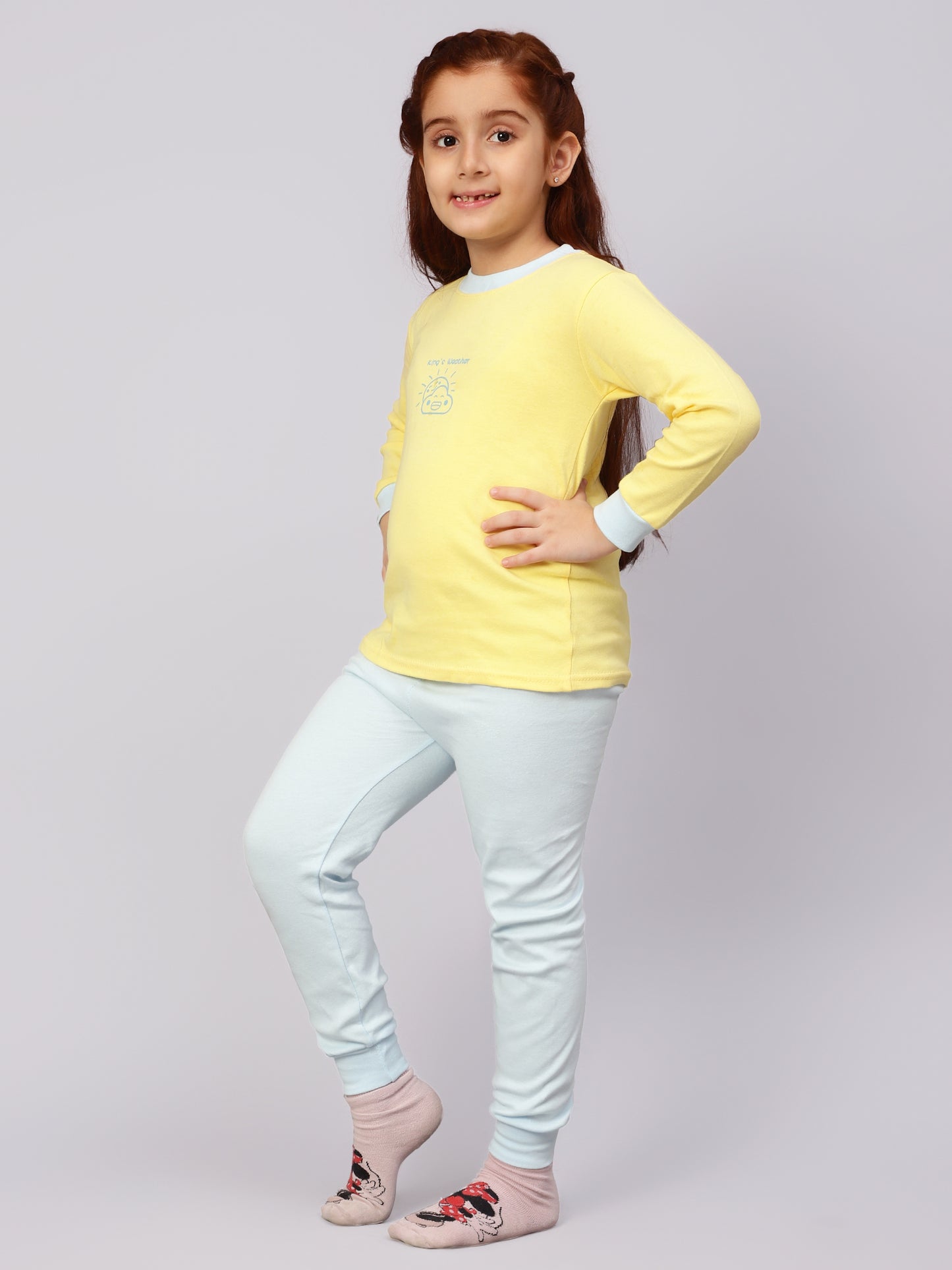 Yellow Sun Sleep Set- Cotton