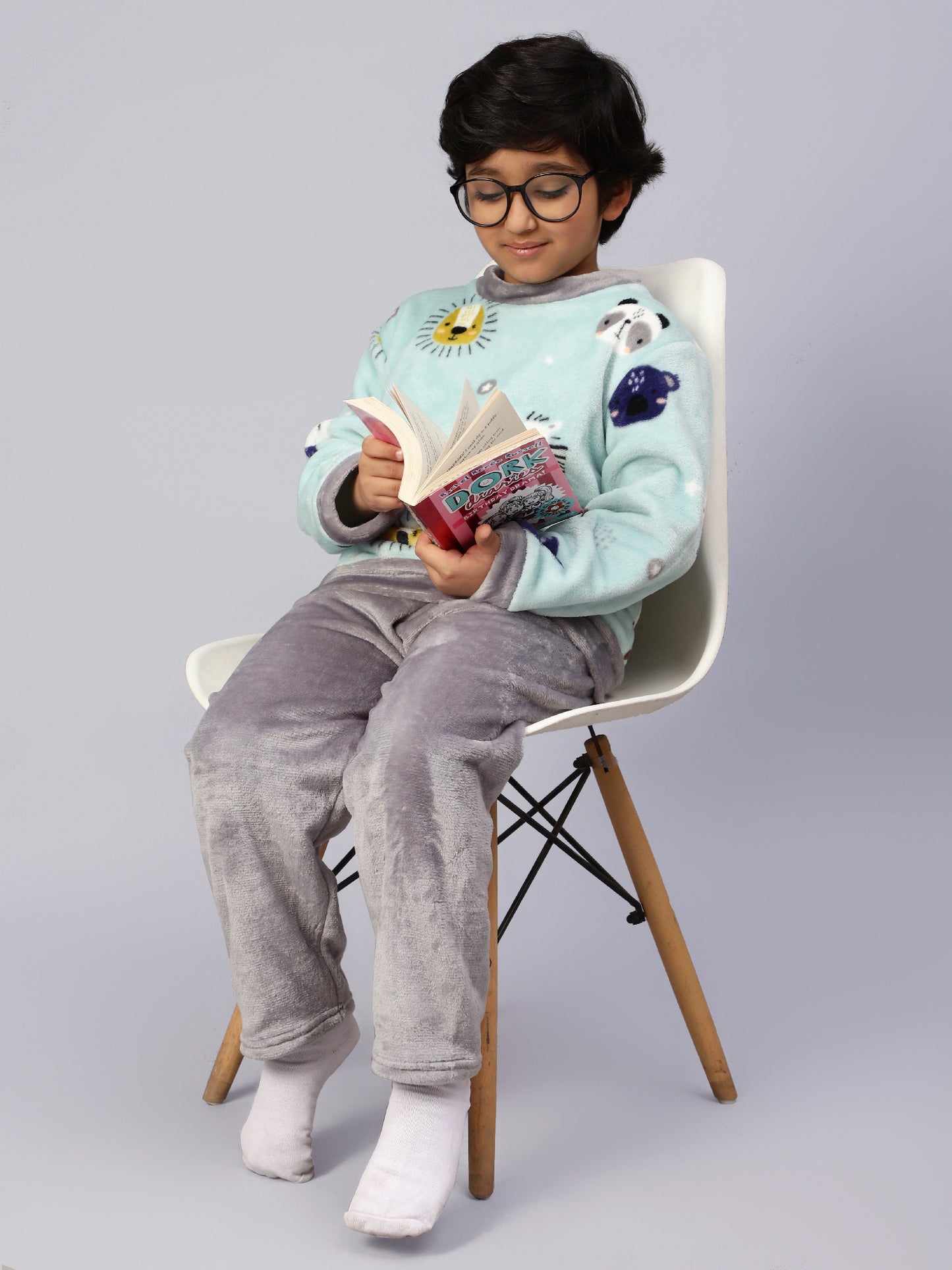 Sea Green Bear Sleep Set- Cozy Winters