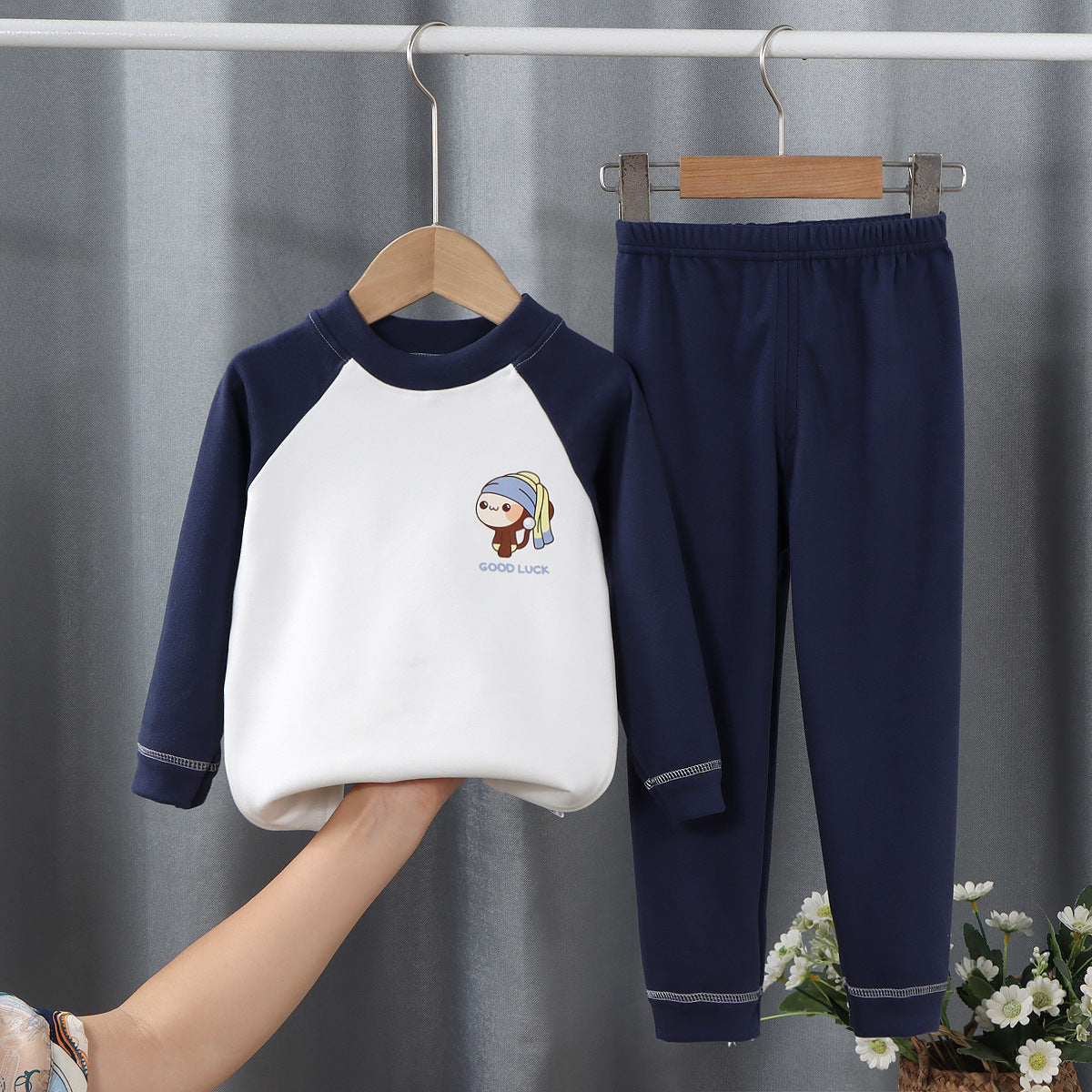 Navy Sporty Sleep set