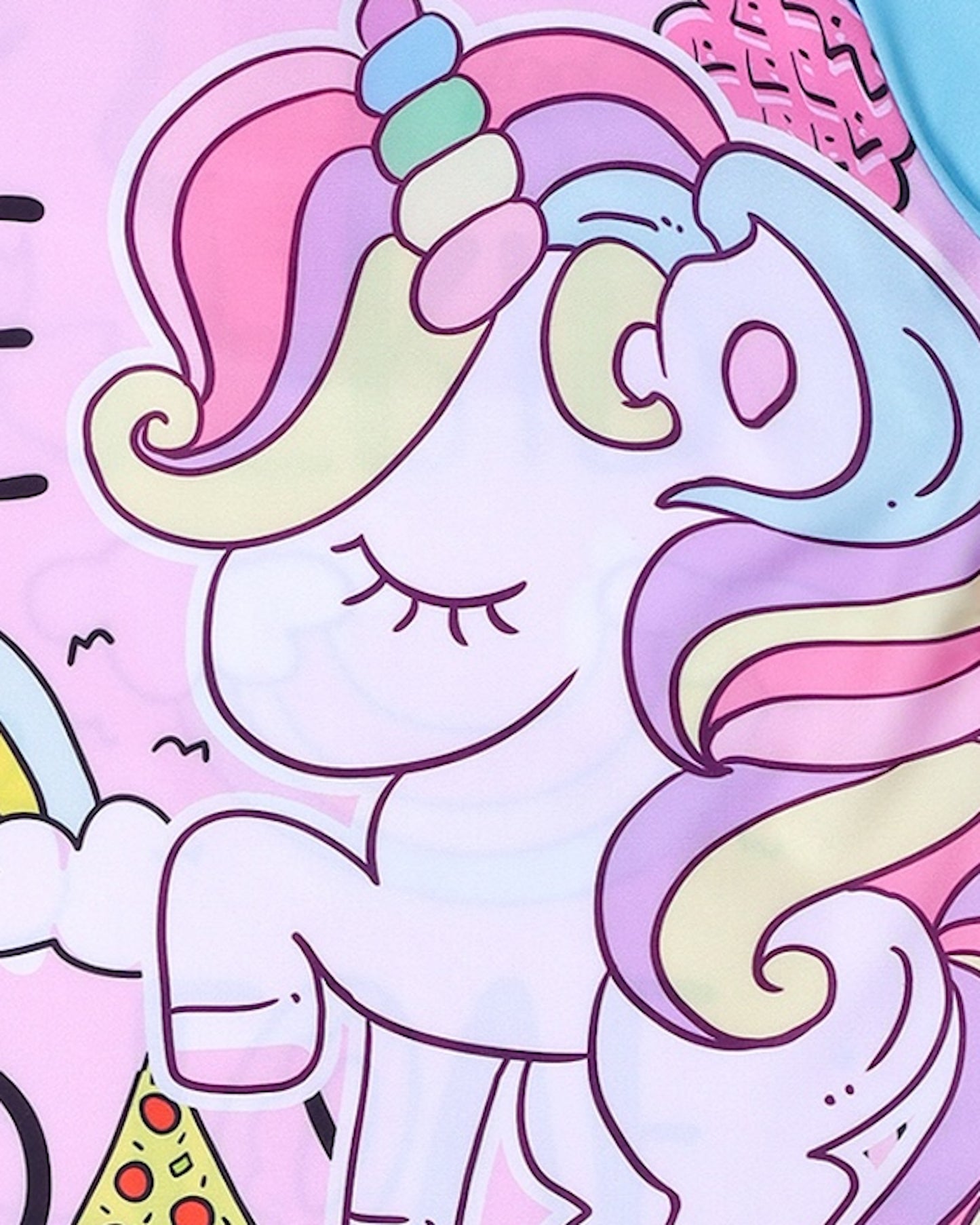 Cute Unicorn Legsuit- Pink and Blue