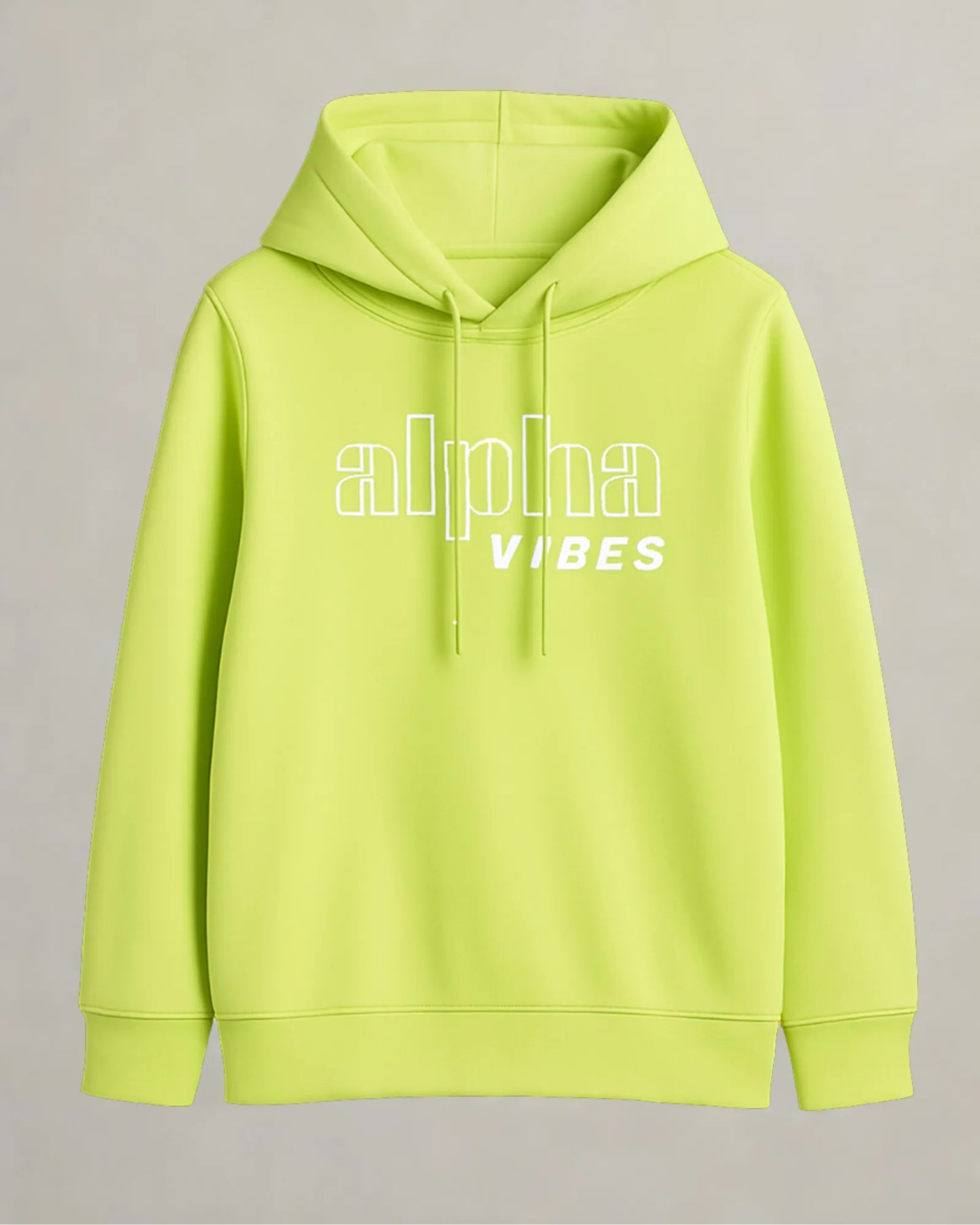 Chill Hours Alpha Vibes Winter Hoodie Sweatshirt