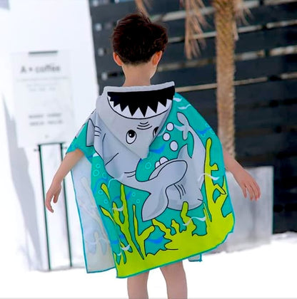 Shark  Hooded Towel