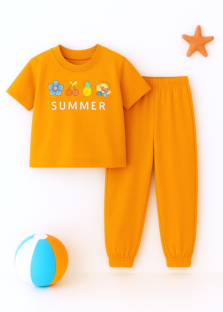 Orange Zing Co-ord Set