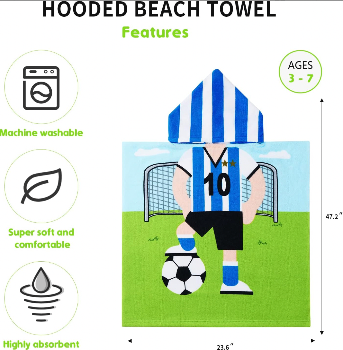 Player Hooded Towel