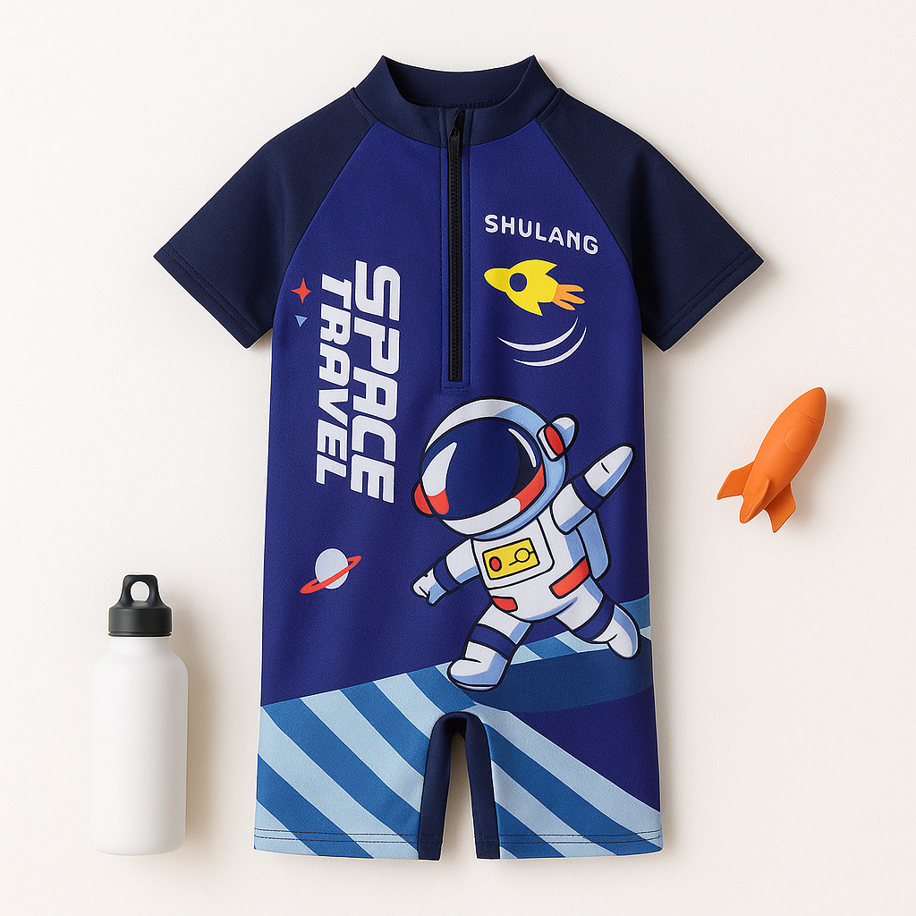 Galaxy Explorer Swim Suit - Navy