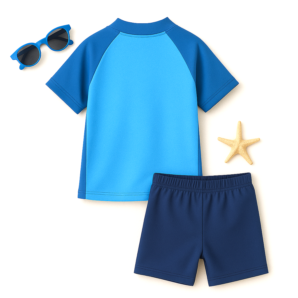 Blue Blaze Swimsuit Set