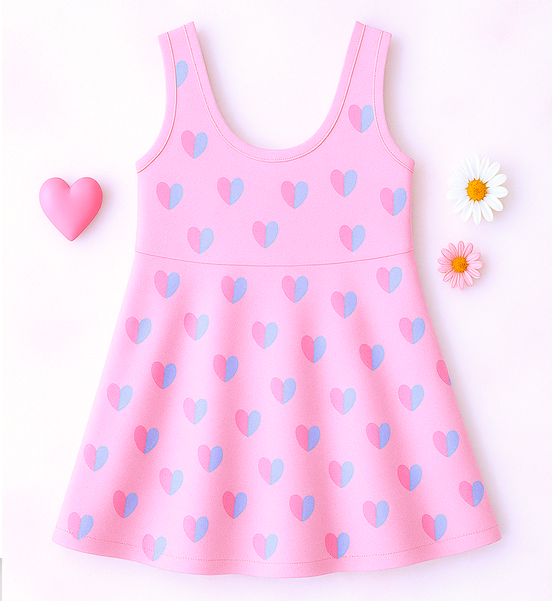 Pink Breeze Swim Dress