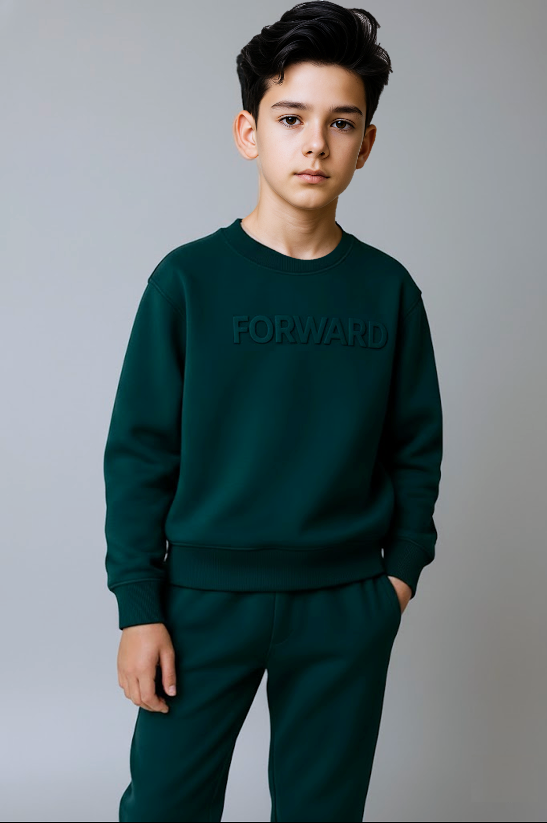 Forward Mode Winter Sweatshirt Co-ord  Set