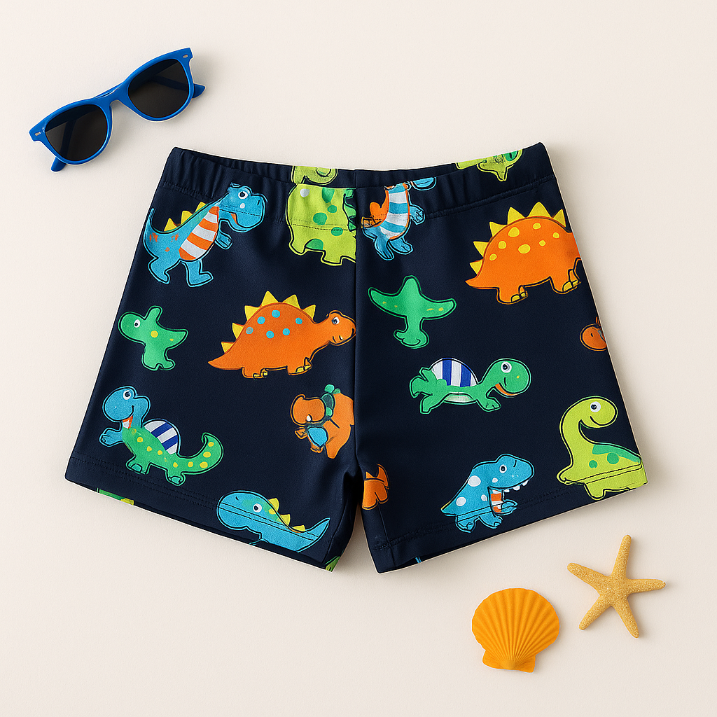 Dino Dive Swim Trunks