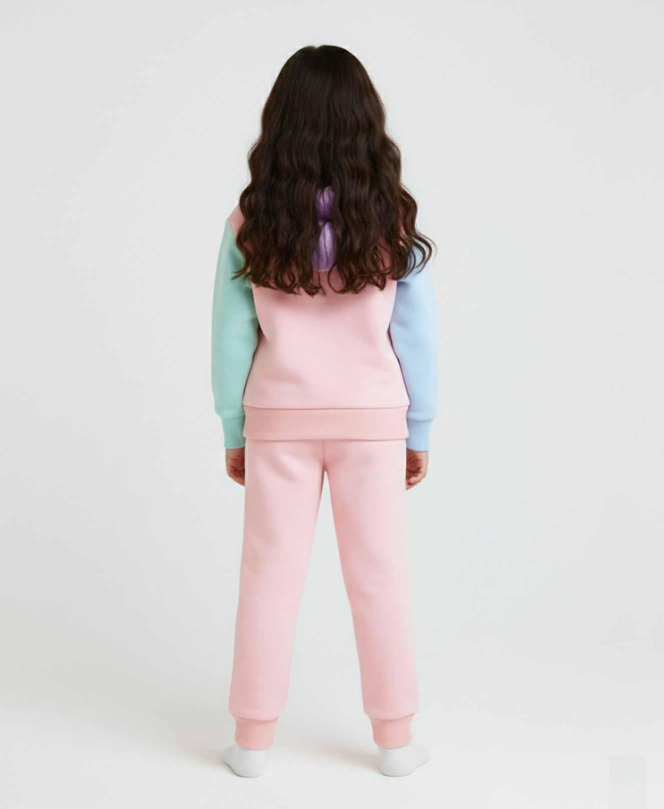 Candy Hue Charmer Winter Hoodie Sweatshirt Set