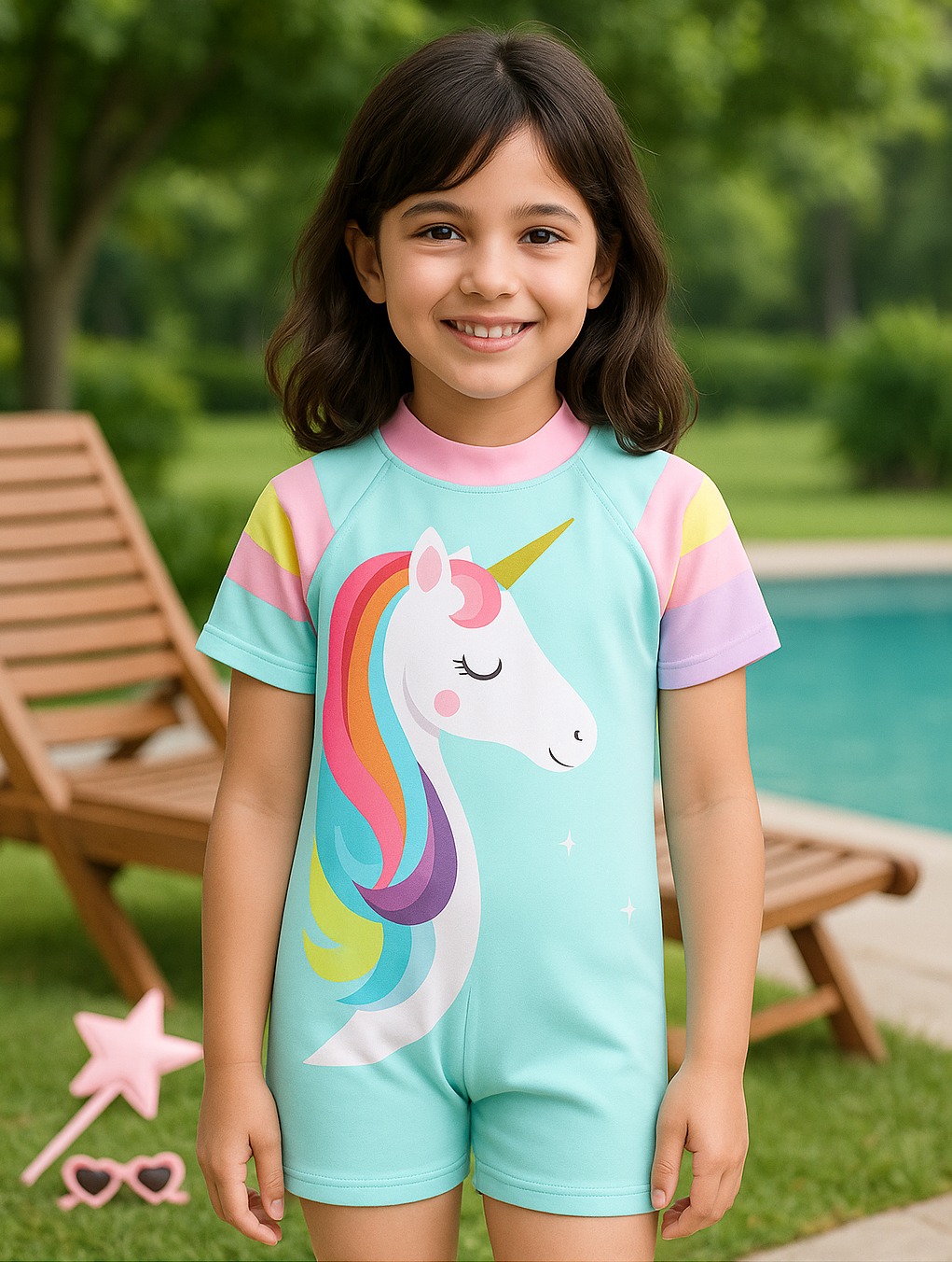 Unicorn Wishes Splash Swimsuit