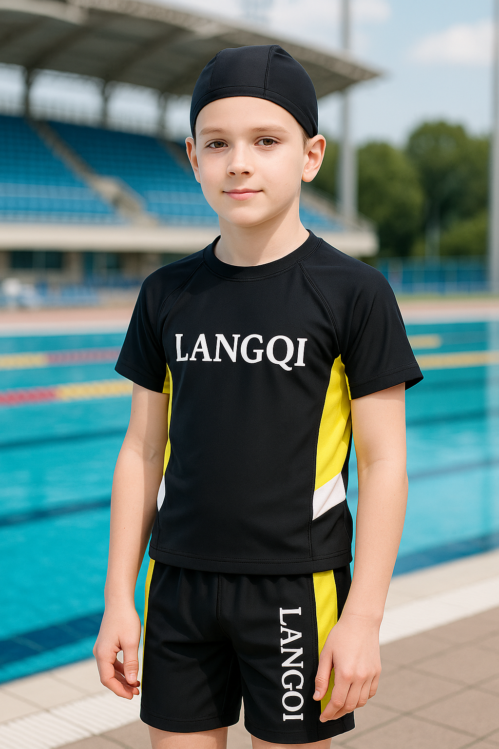 Black Bolt Sport Swim Set