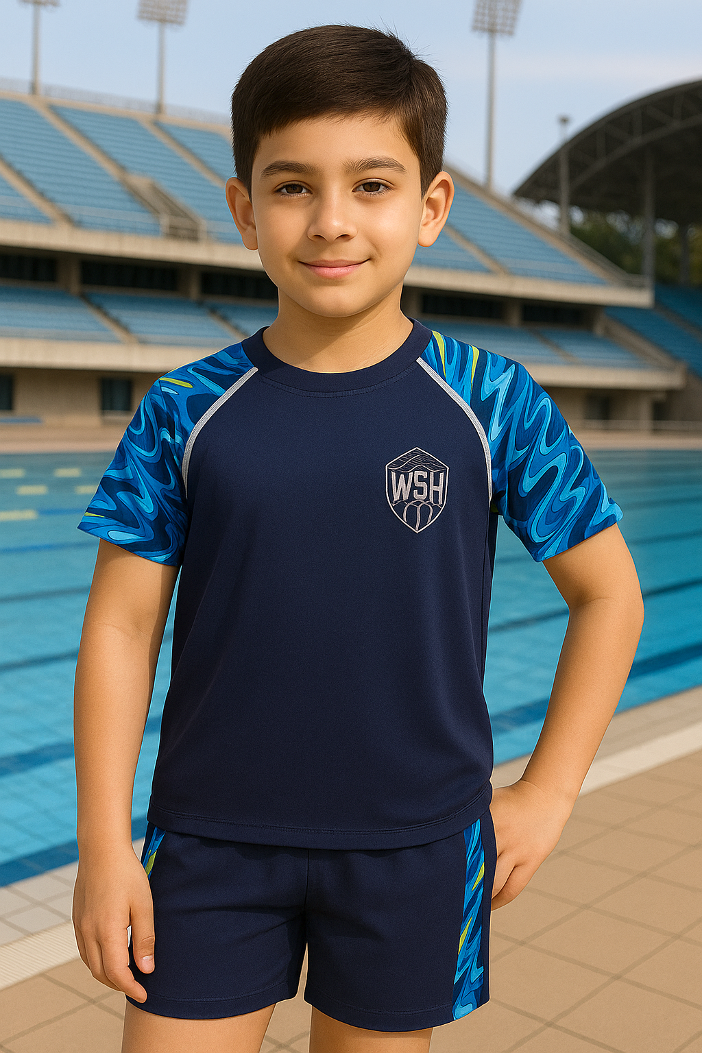Deep Current Rash Swim Set