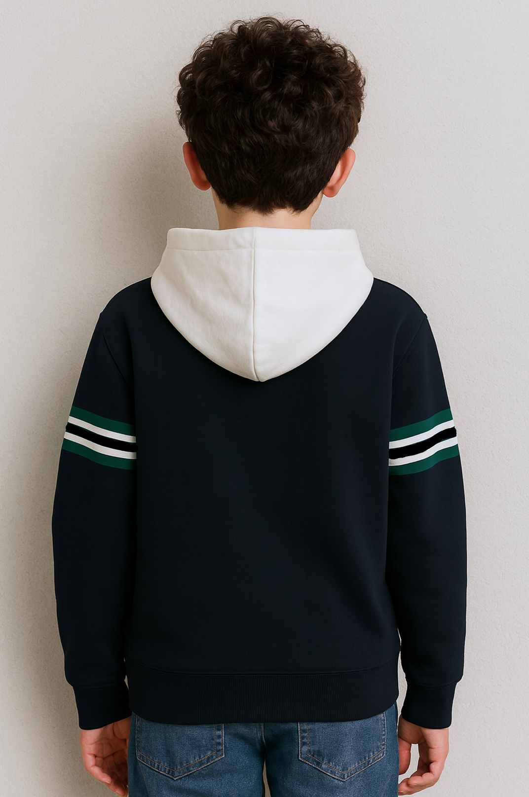 Sporty League Navy Winter Hoodie Sweatshirt