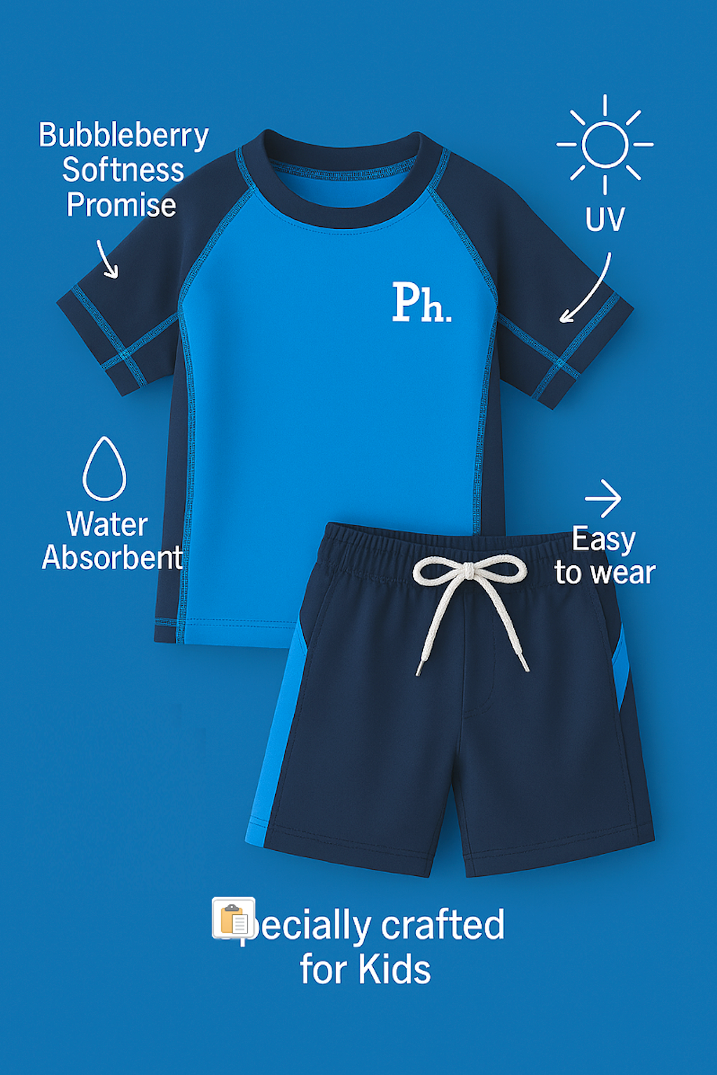 Blue Charge Sport SwimSuit