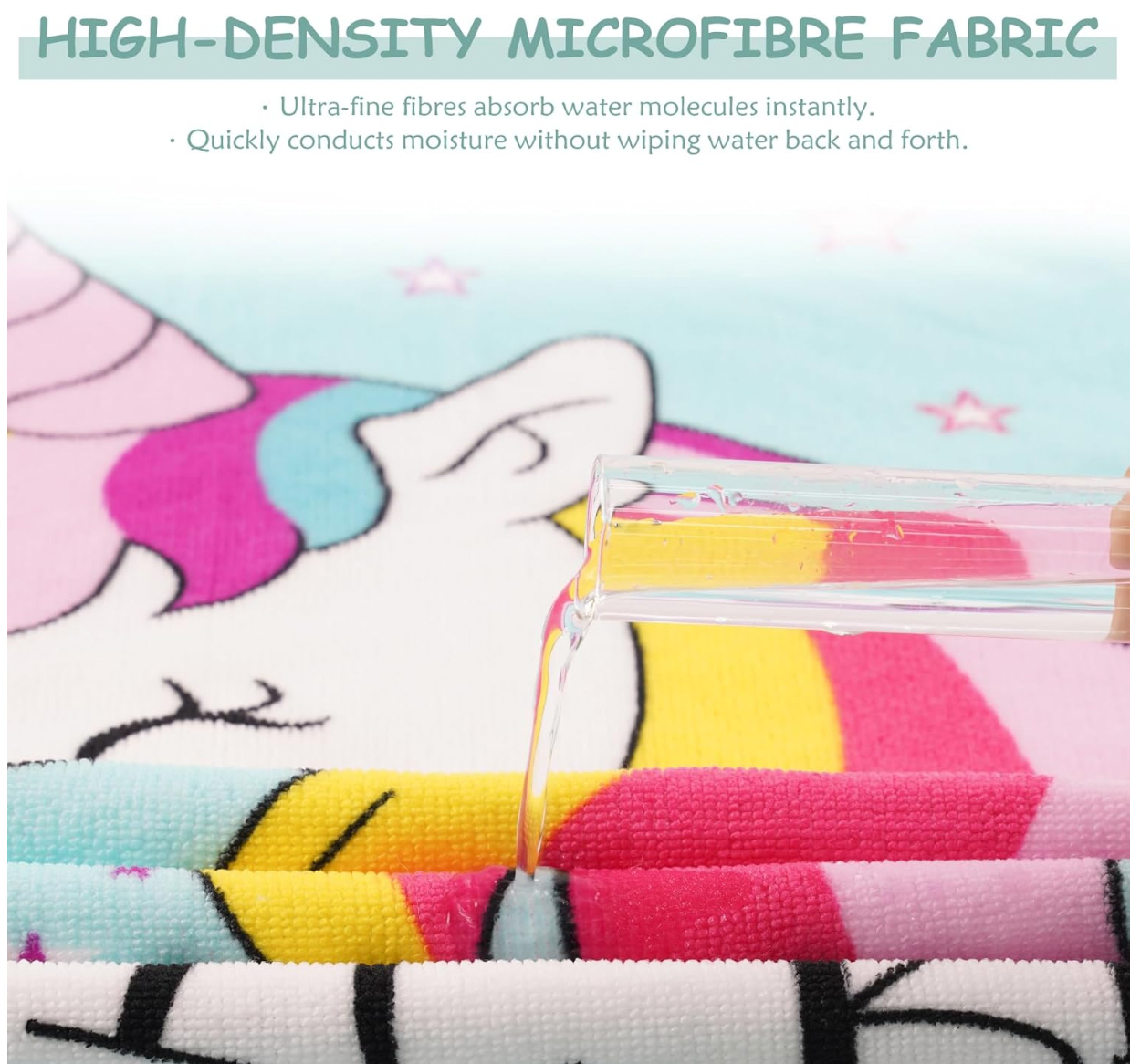 Magic Unicorn Hooded Towel