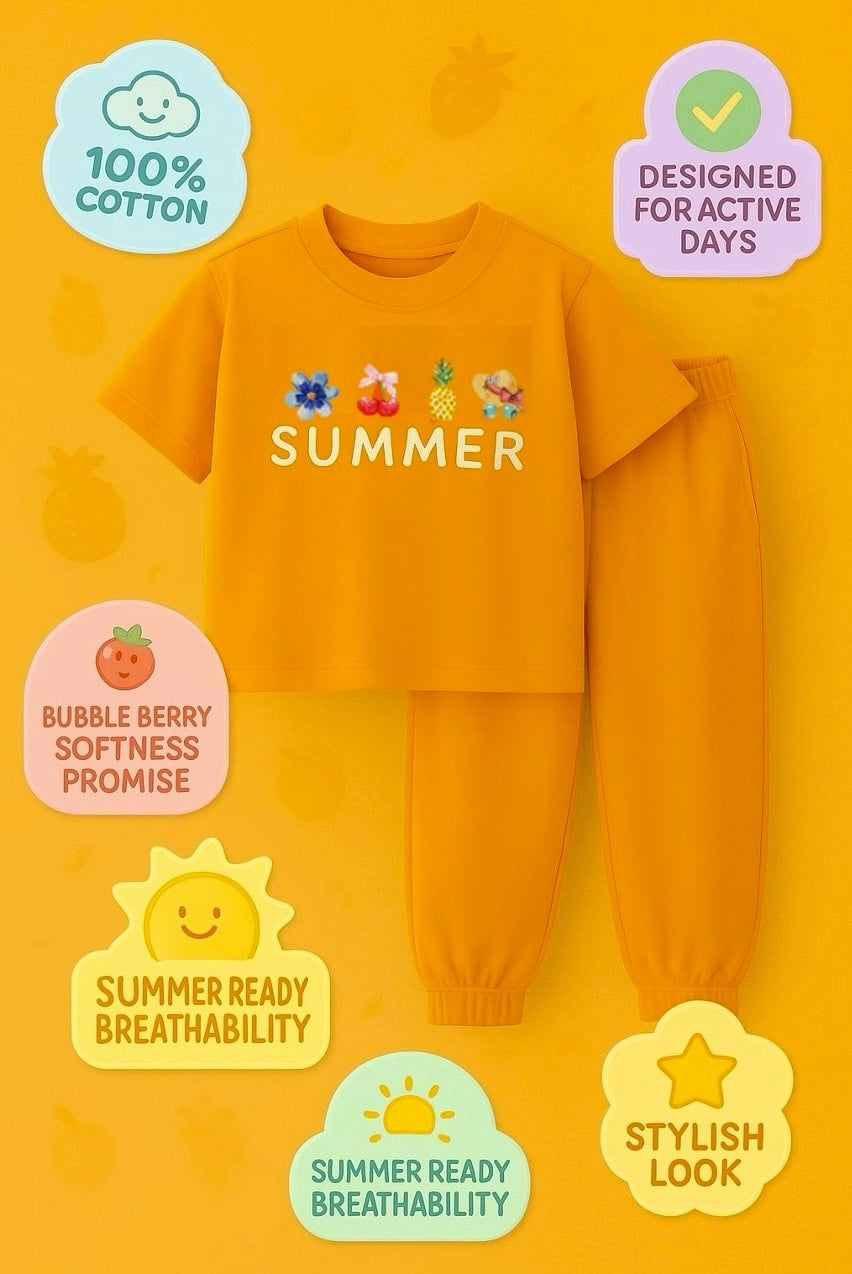 Orange Zing Co-ord Set