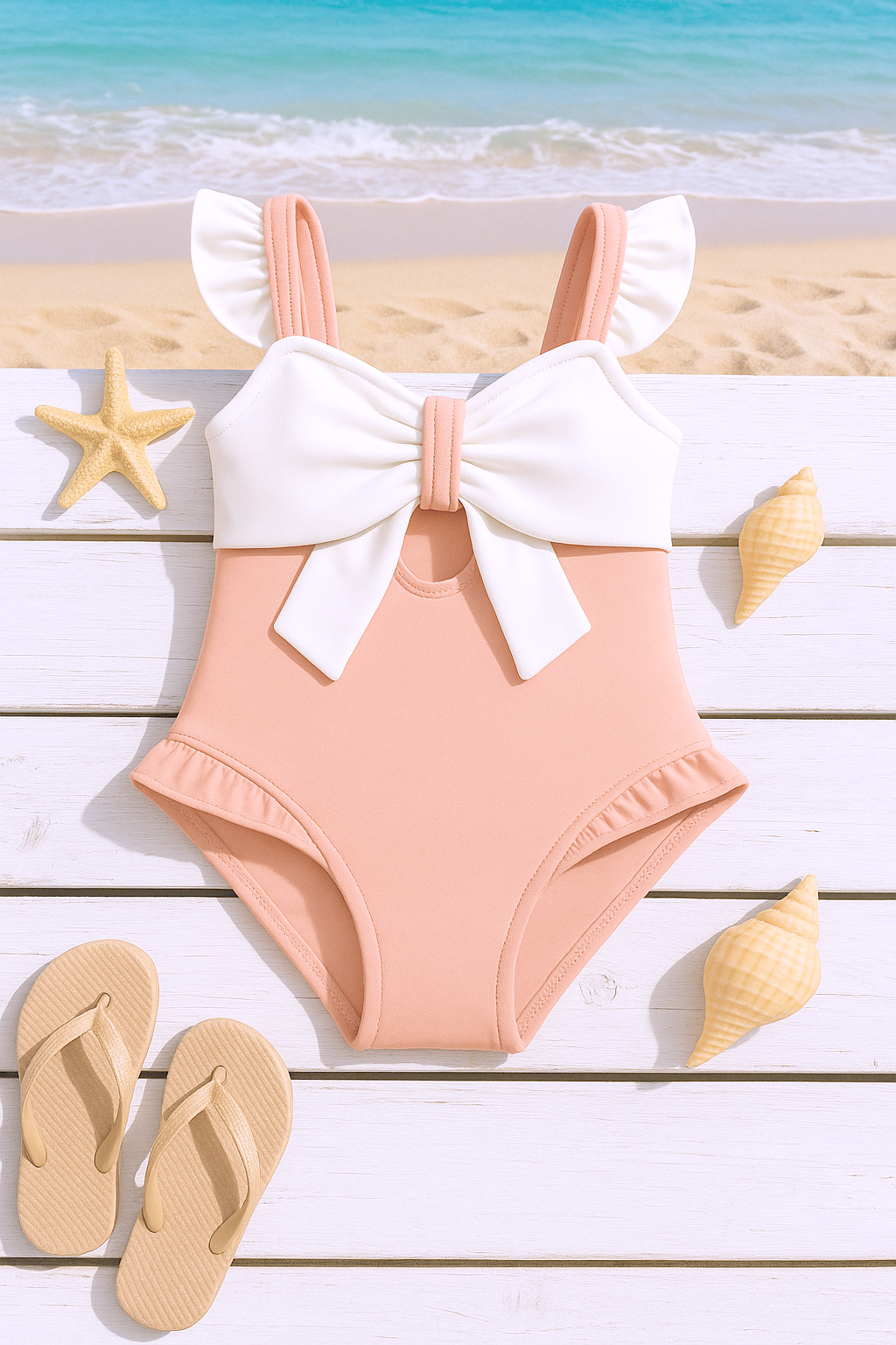 Peachy Bowtique Swimsuit