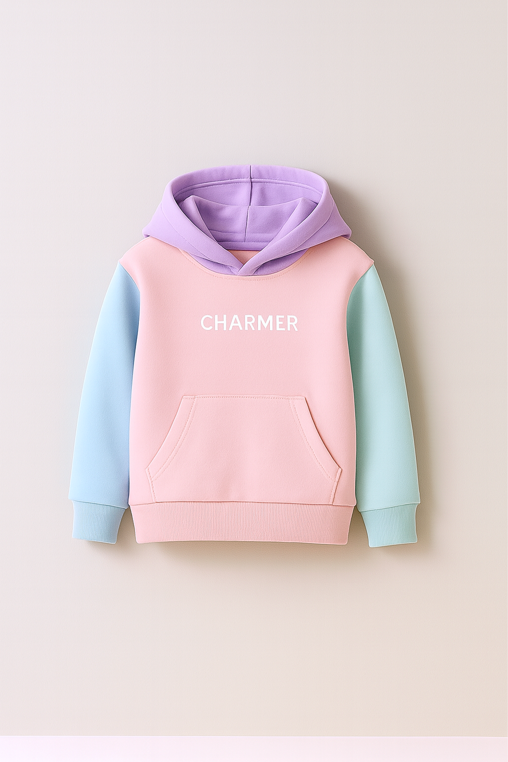 Candy Hue Charmer Winter Hoodie Sweatshirt Set