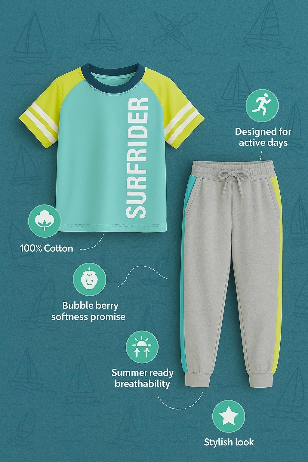 Surf Rider Street Co-ord Set