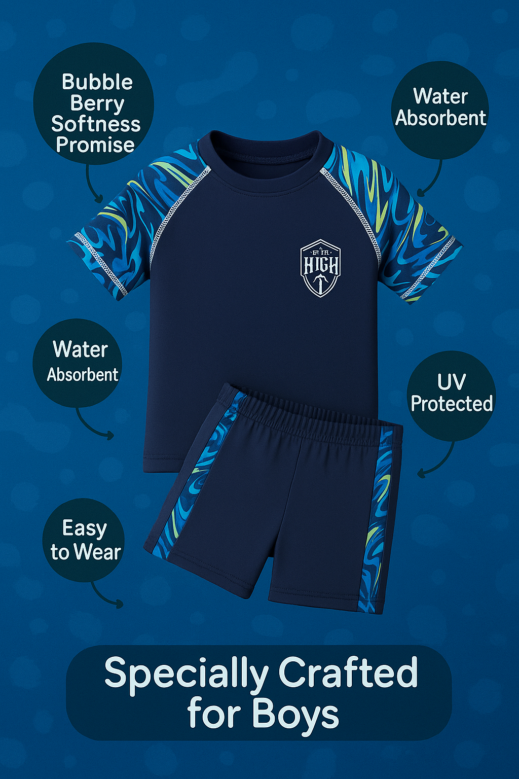 Deep Current Rash Swim Set