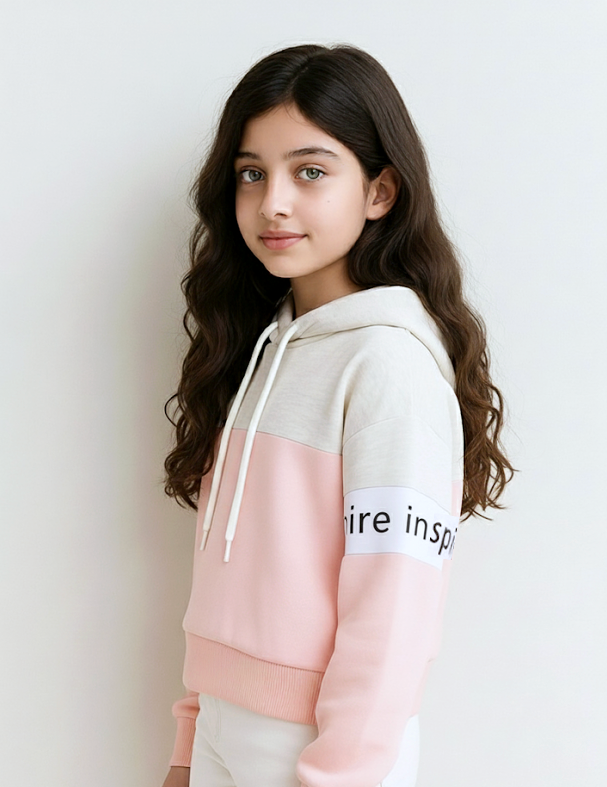 Soft Glow Inspire Hoodie Winter Sweatshirt