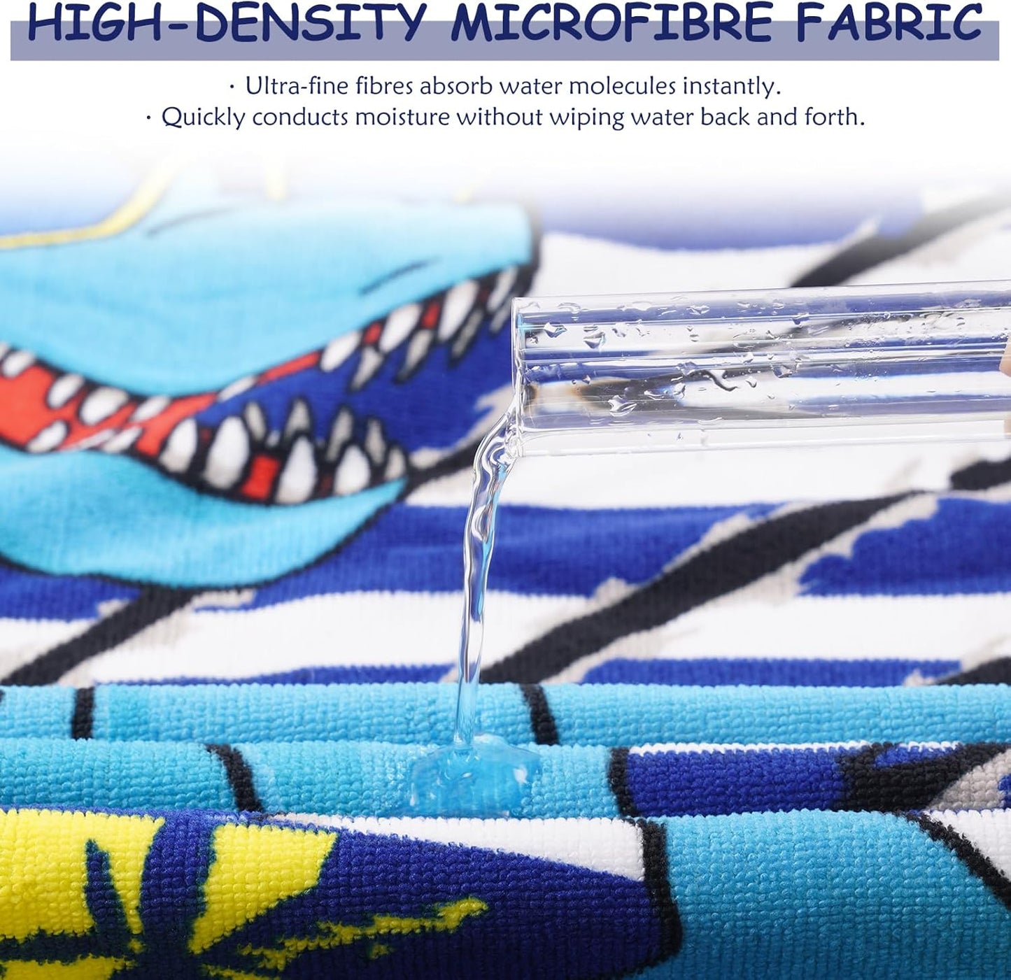 Smart Dino Hooded Towel