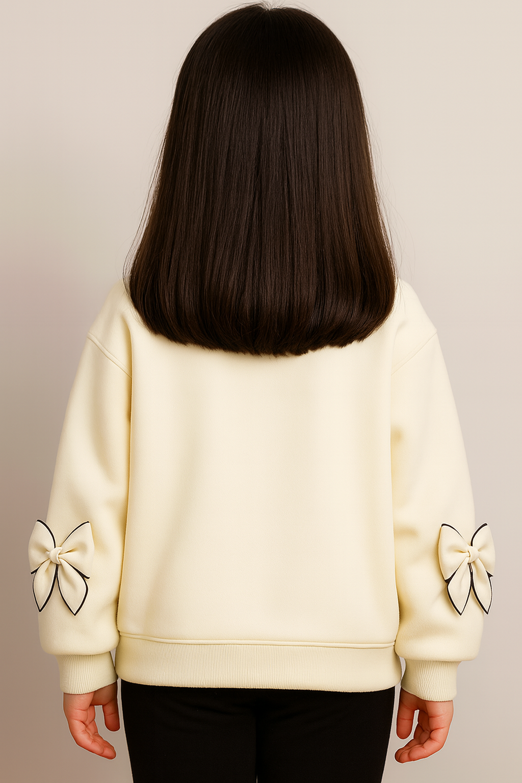 Little Meow Bow Winter Sweatshirt