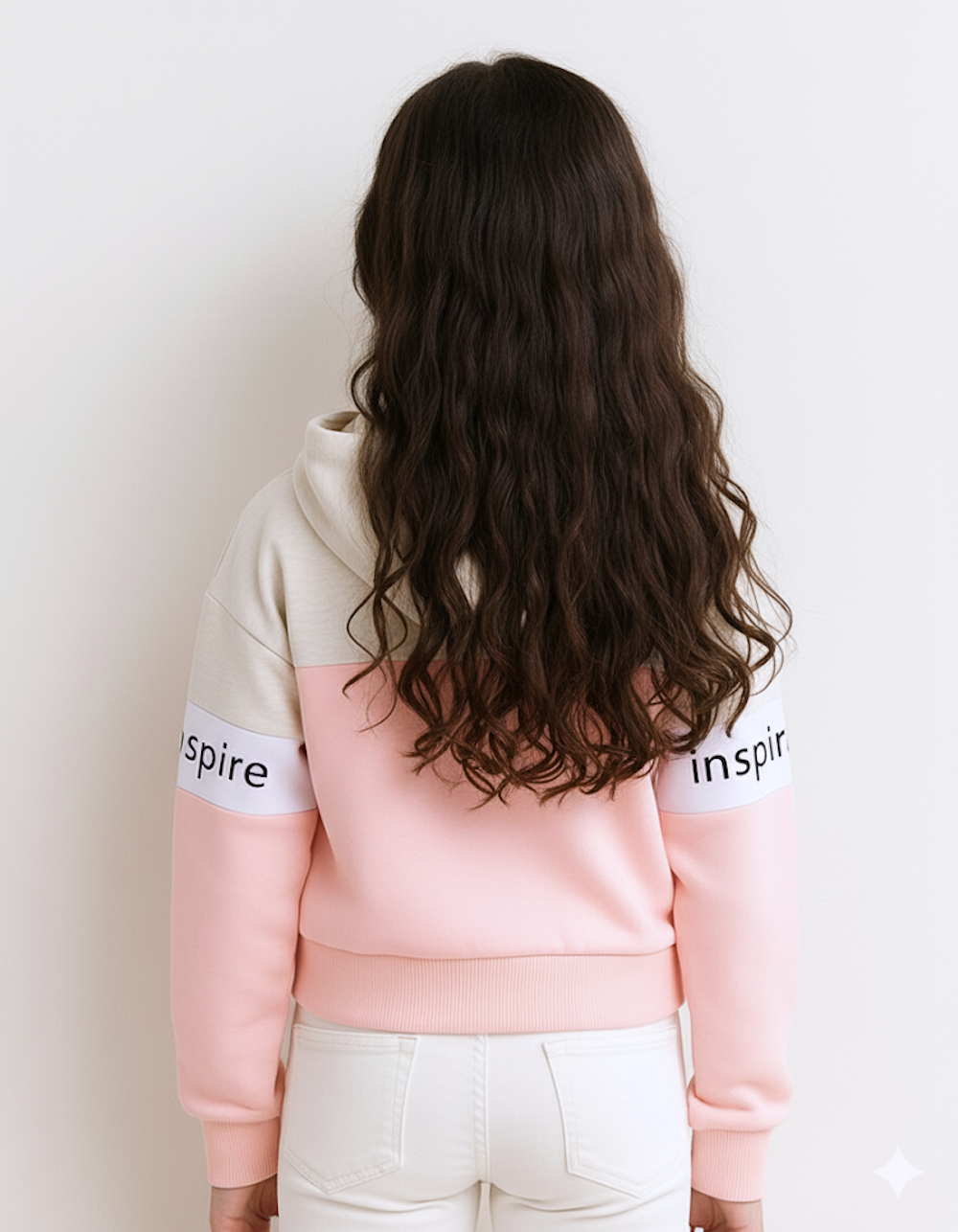 Soft Glow Inspire Hoodie Winter Sweatshirt