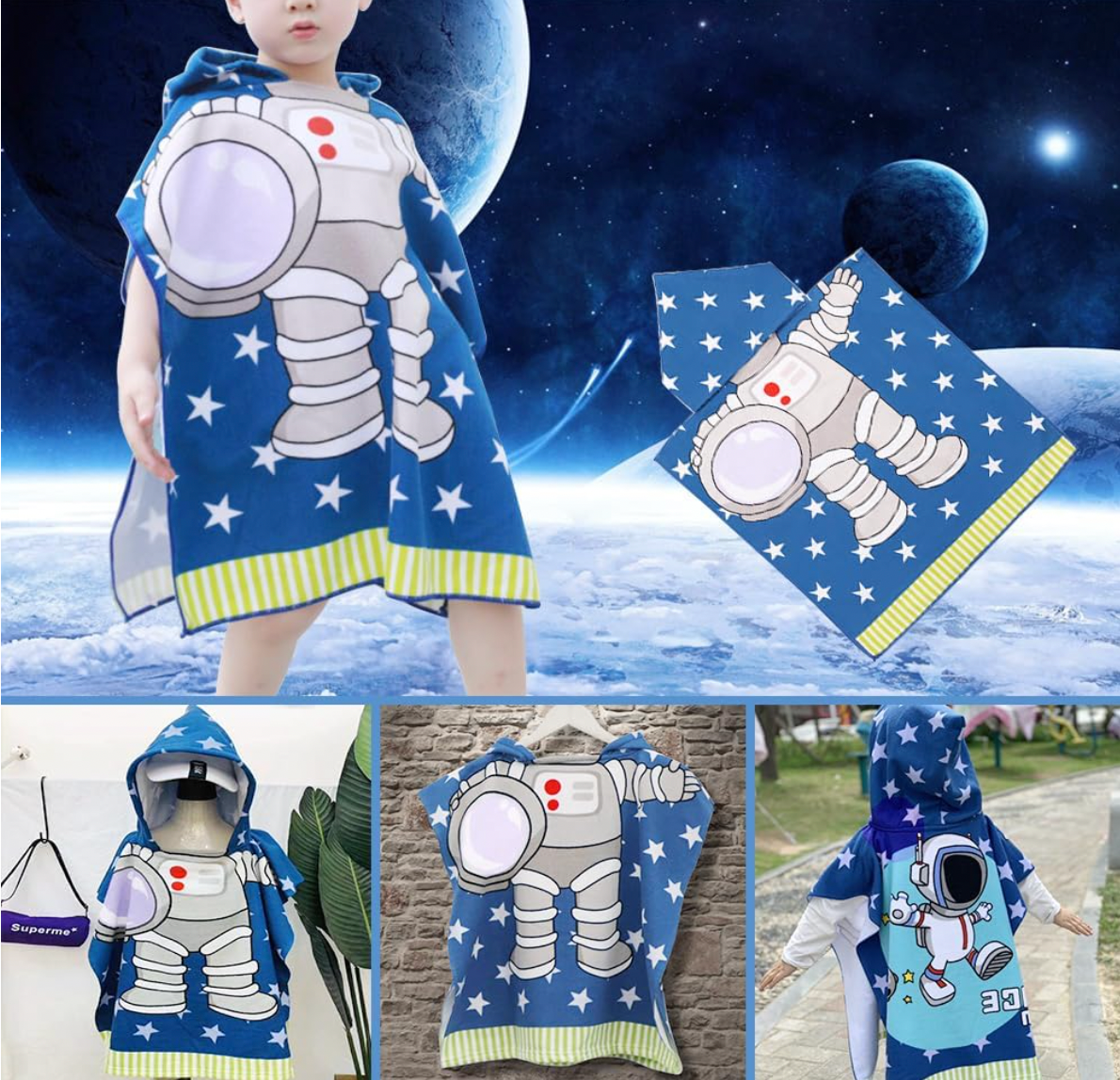 Astronaut Hooded Towel