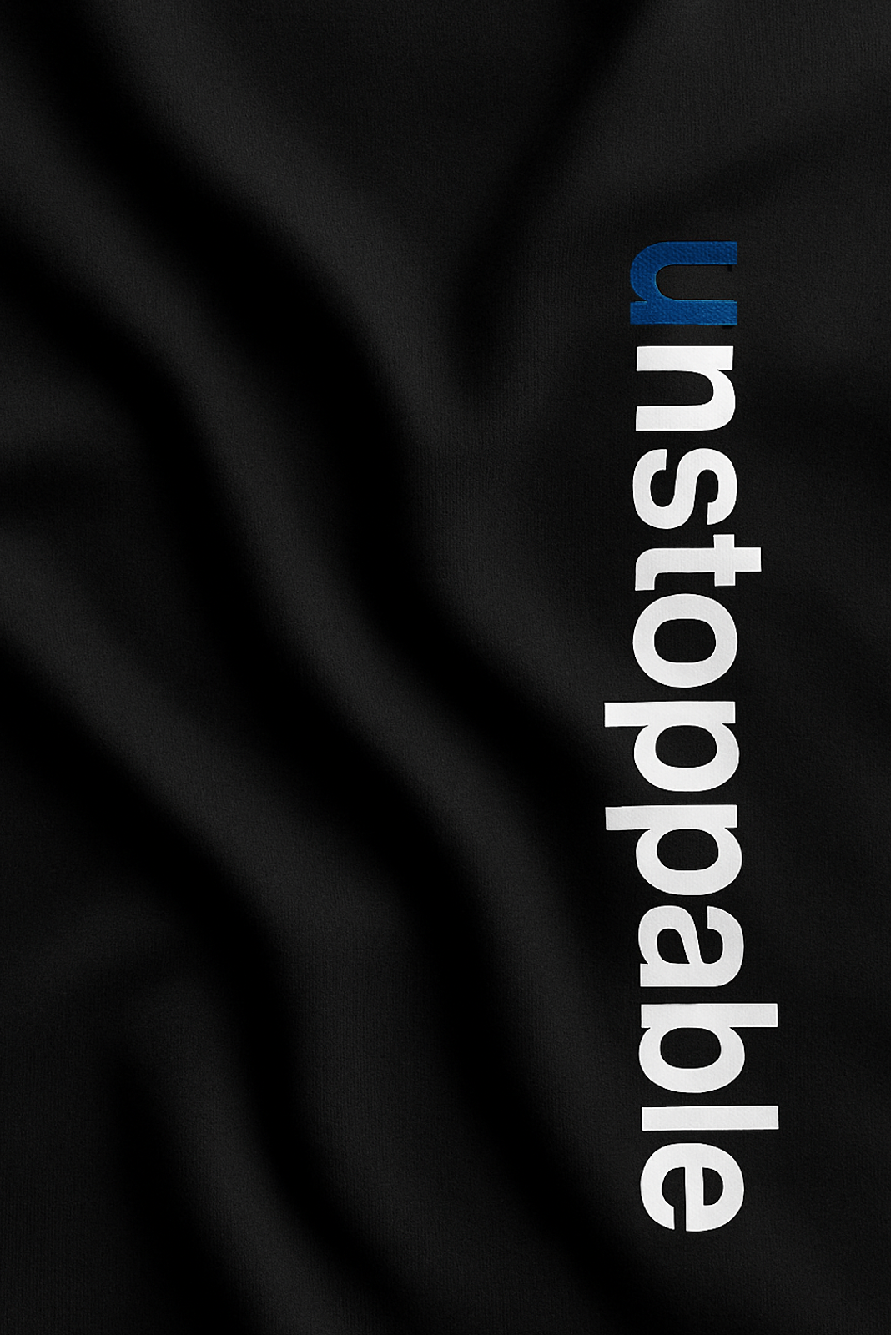 Unstoppable Power Black Winter Sweatshirt