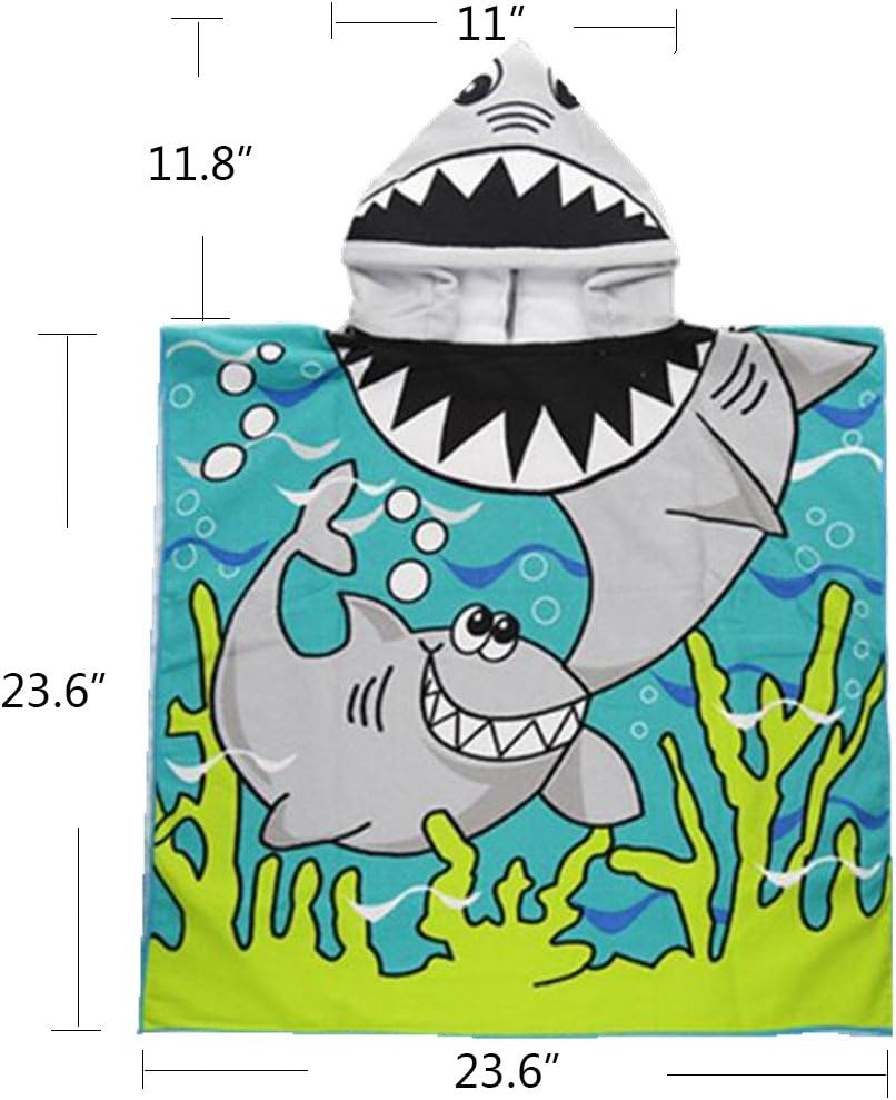 Shark  Hooded Towel | Bath Towel for kids