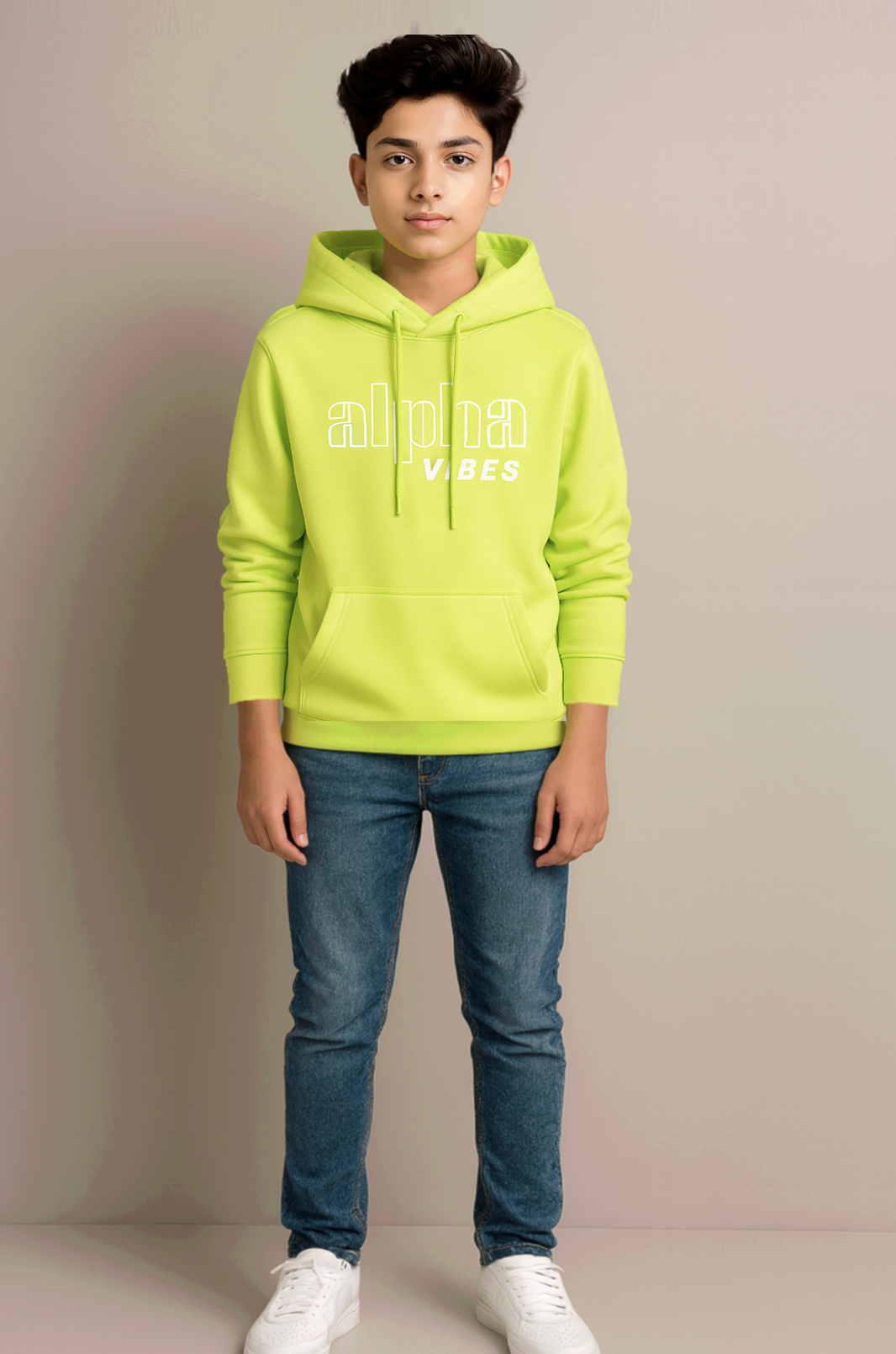 Chill Hours Alpha Vibes Winter Hoodie Sweatshirt