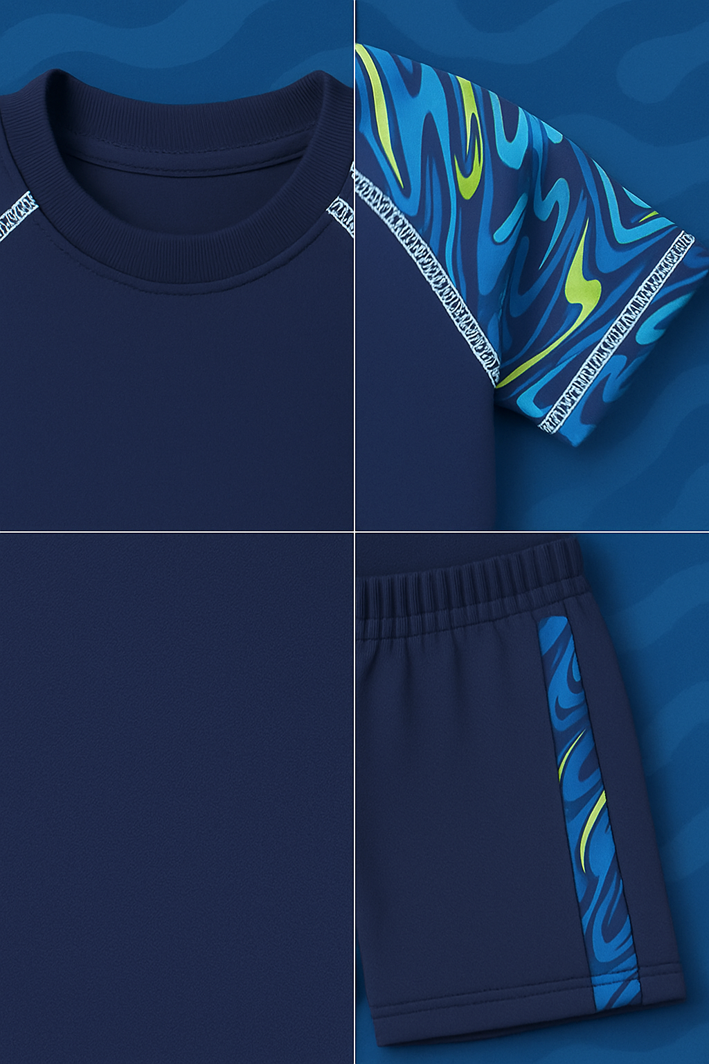 Deep Current Rash Swim Set