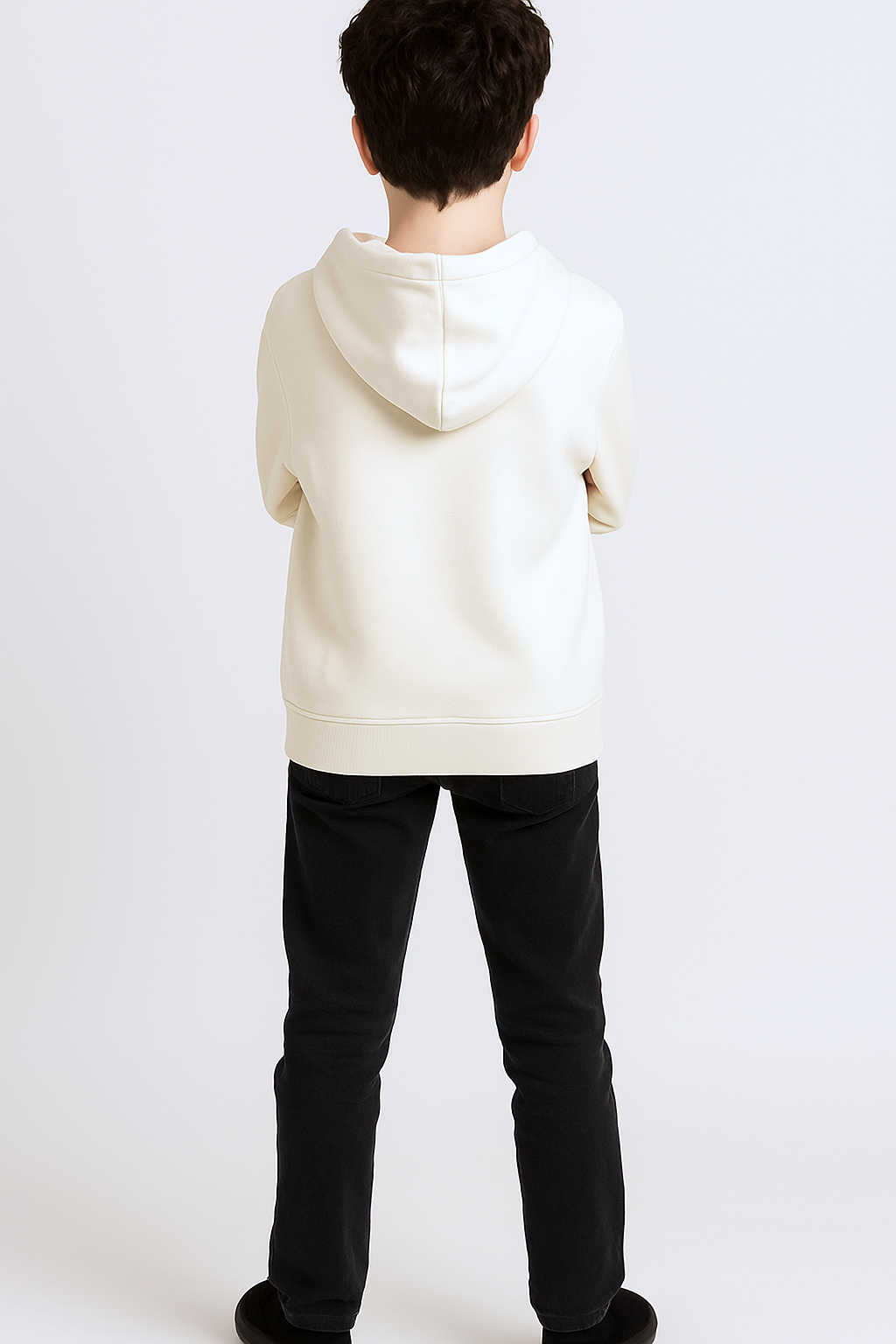 Urban Attitude White Winter Hoodie Sweatshirt