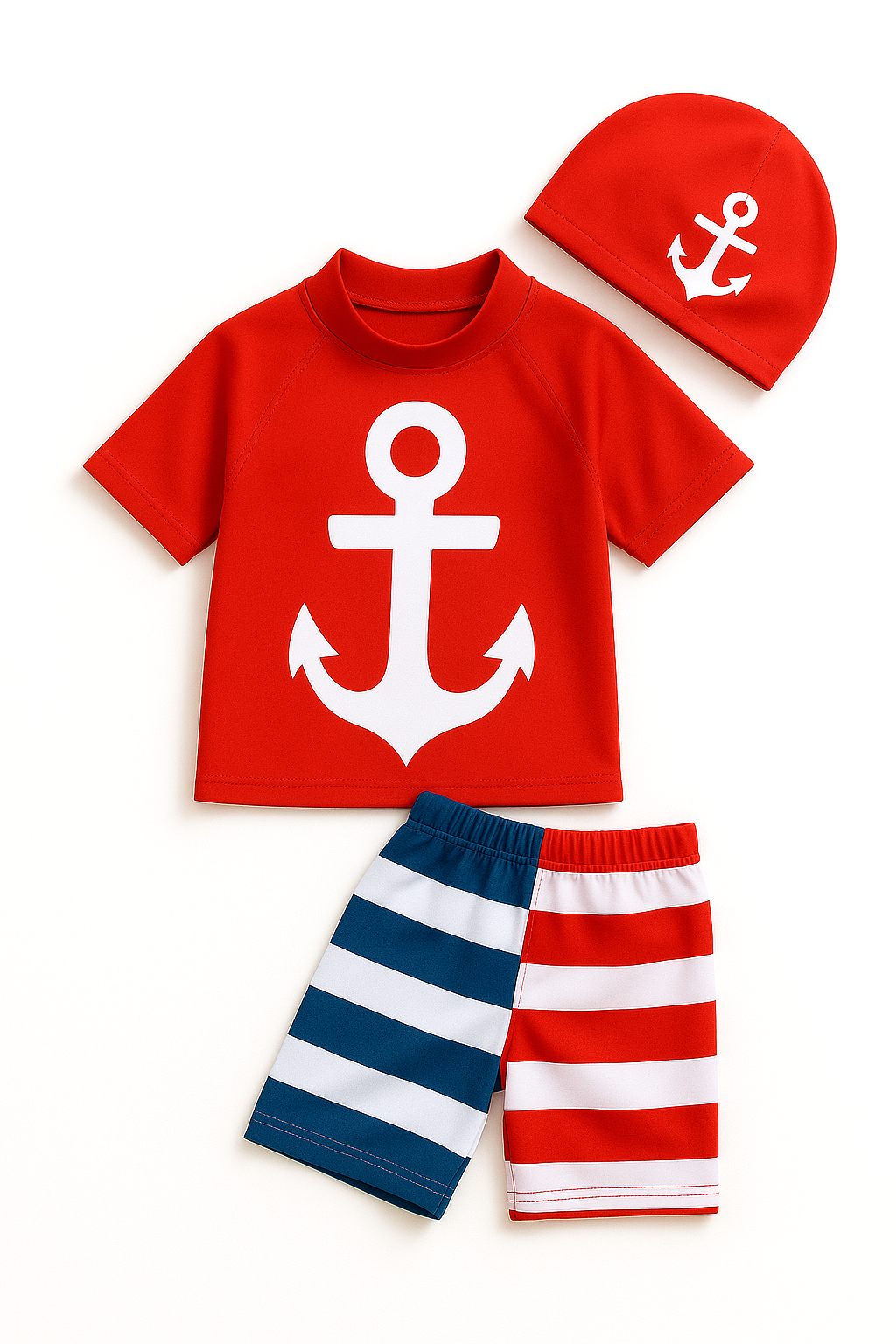 Little Sailor Rashguard Swim Set