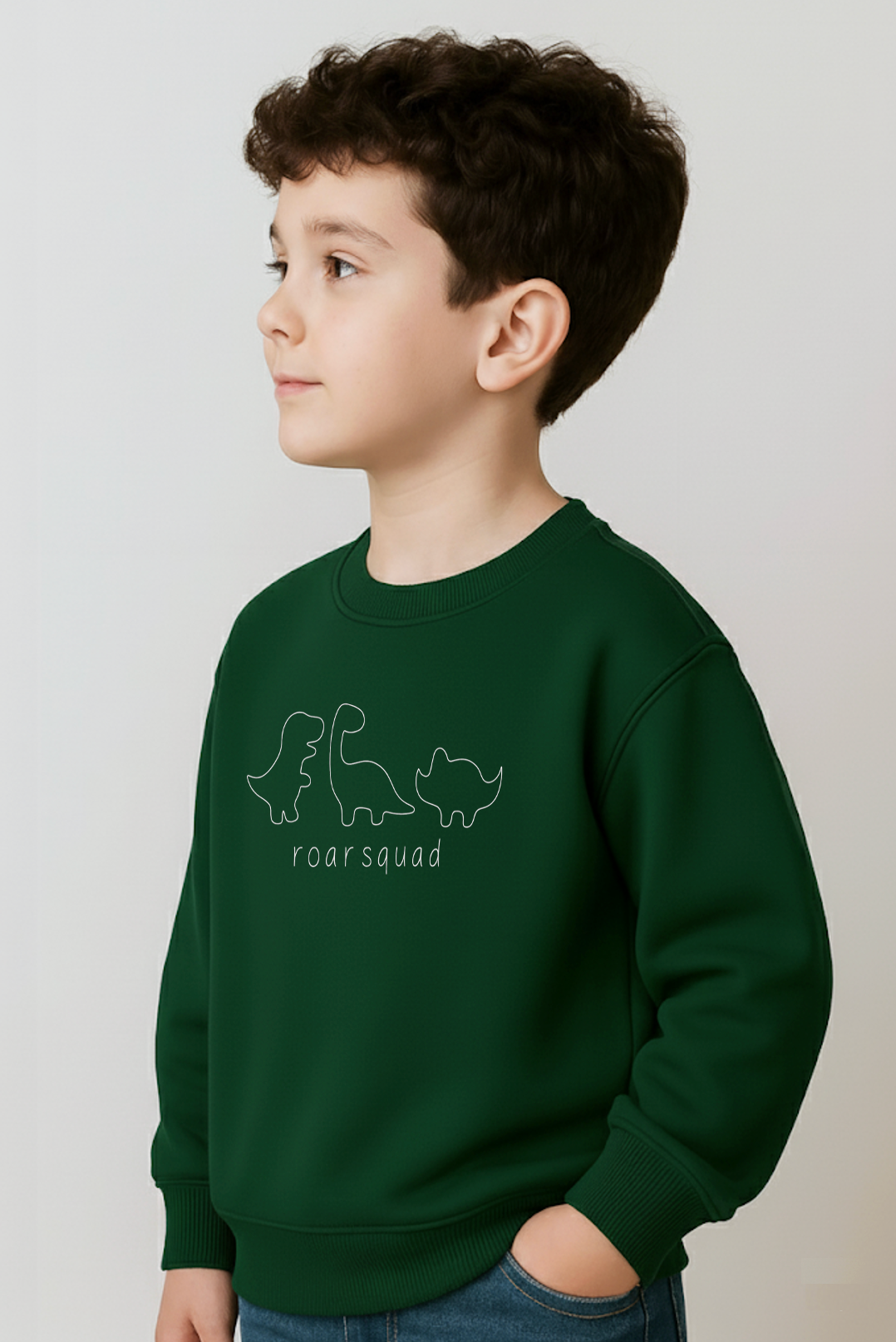 Roar Squad Dino Winter Sweatshirt