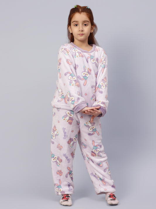 Purple Bear Sleep Set- Warmth in Winters