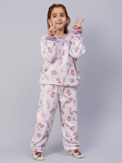 Purple Bear Sleep Set- Warmth in Winters