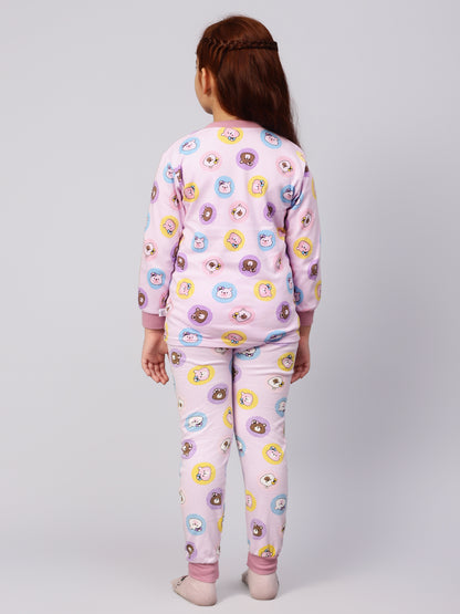 Purple Bear Sleep Set- Cotton