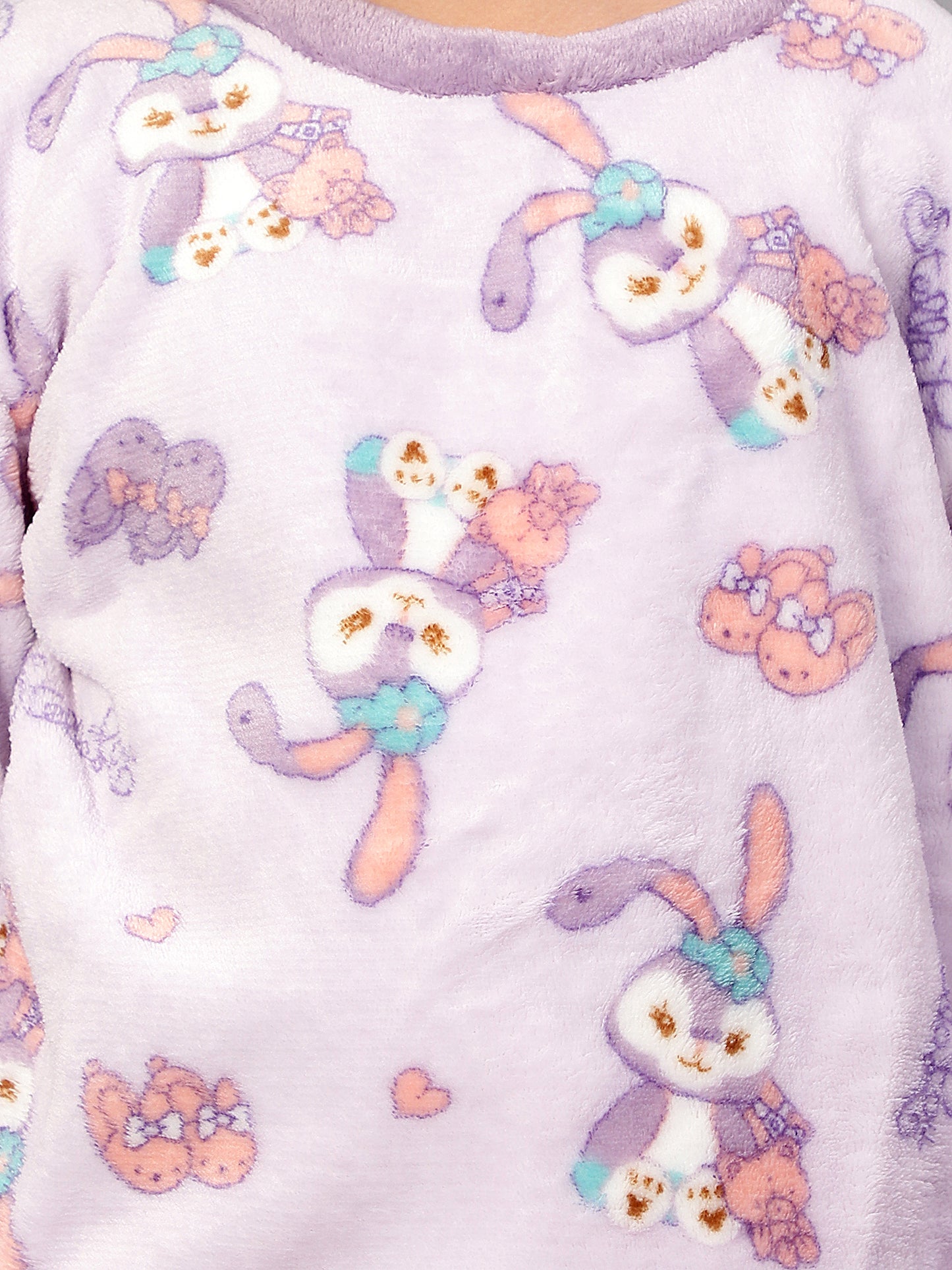 Purple Bear Sleep Set- Warmth in Winters