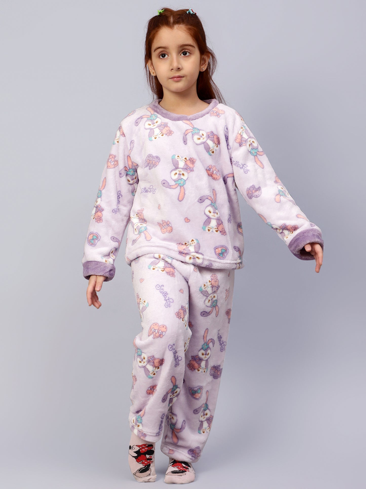 Purple Bear Sleep Set- Warmth in Winters