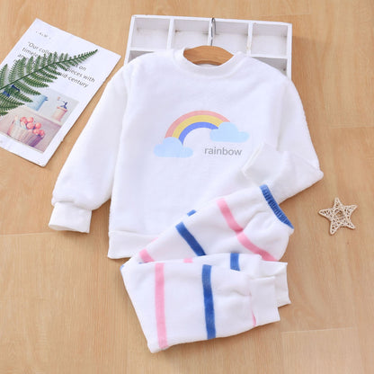 White Rainbow Co-Ord Playsuit- Cool Winters