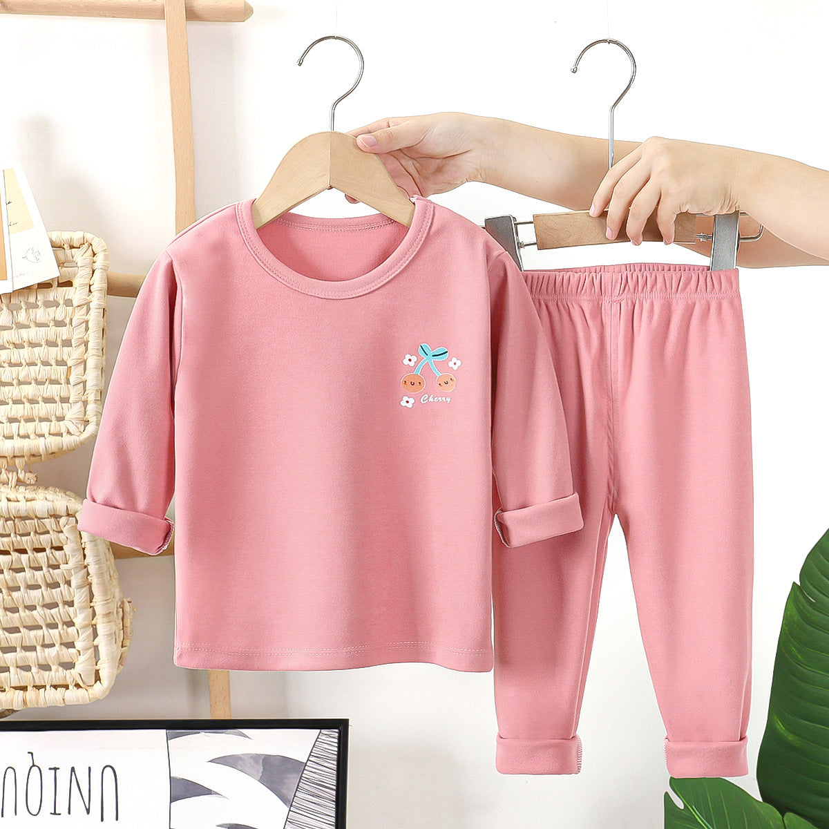 Pink Cherry Sleep Set