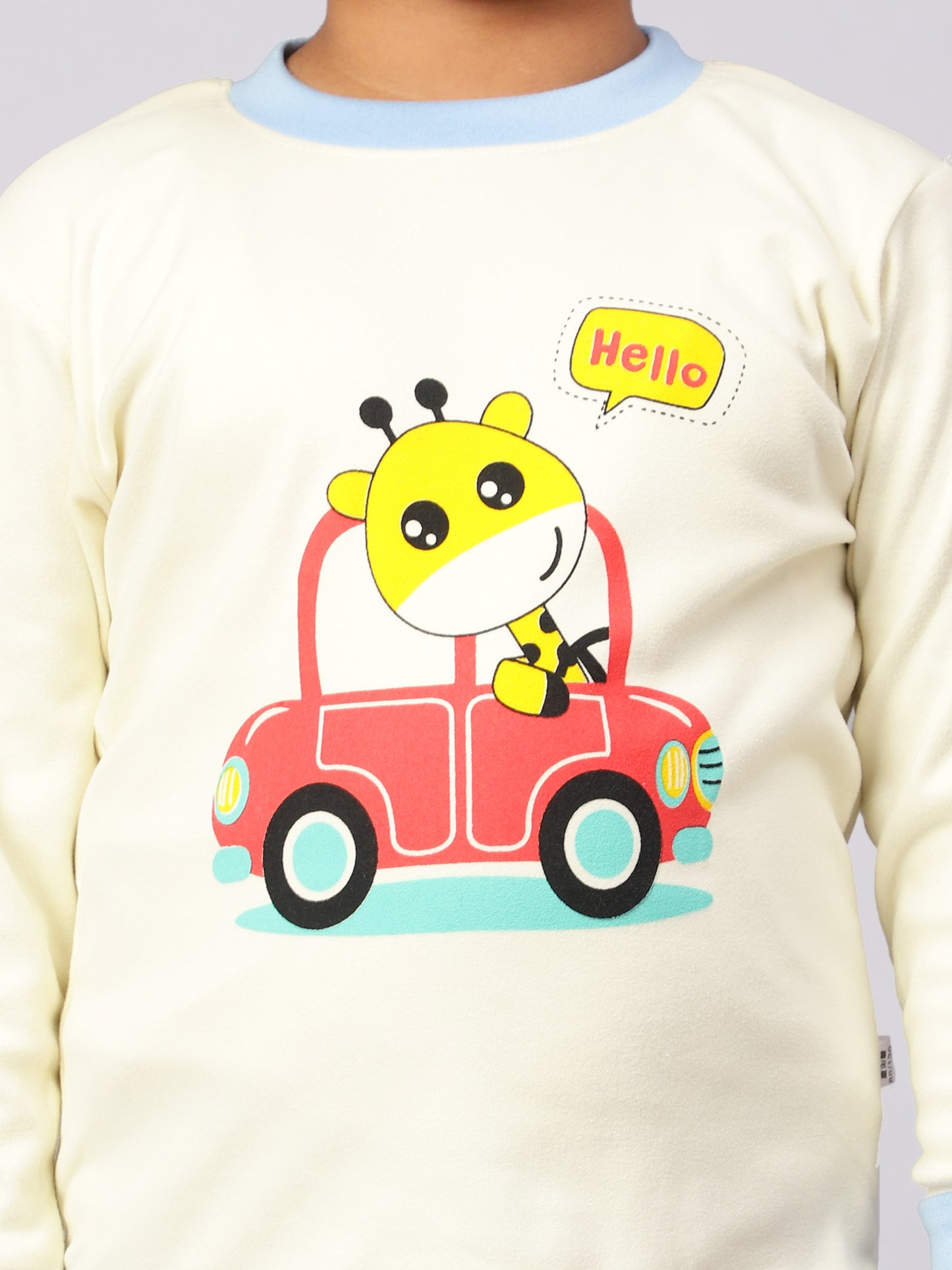 White Car Sleep Set