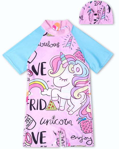 Cute Unicorn  Legsuit- Pink and Blue