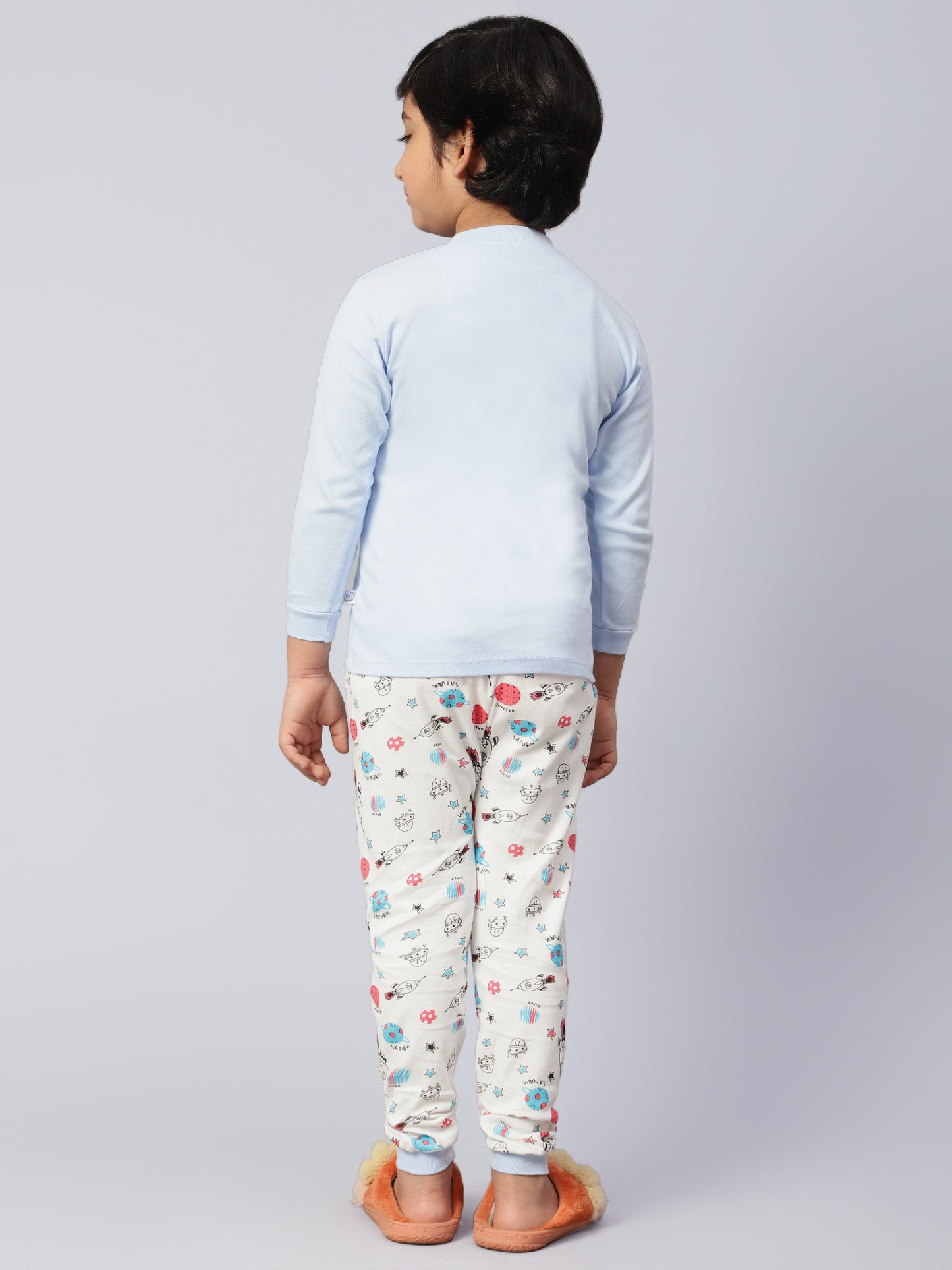 Blue Rocket Sleep Set- Cotton