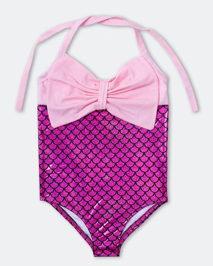 Fin Monokini- Shiny Pink