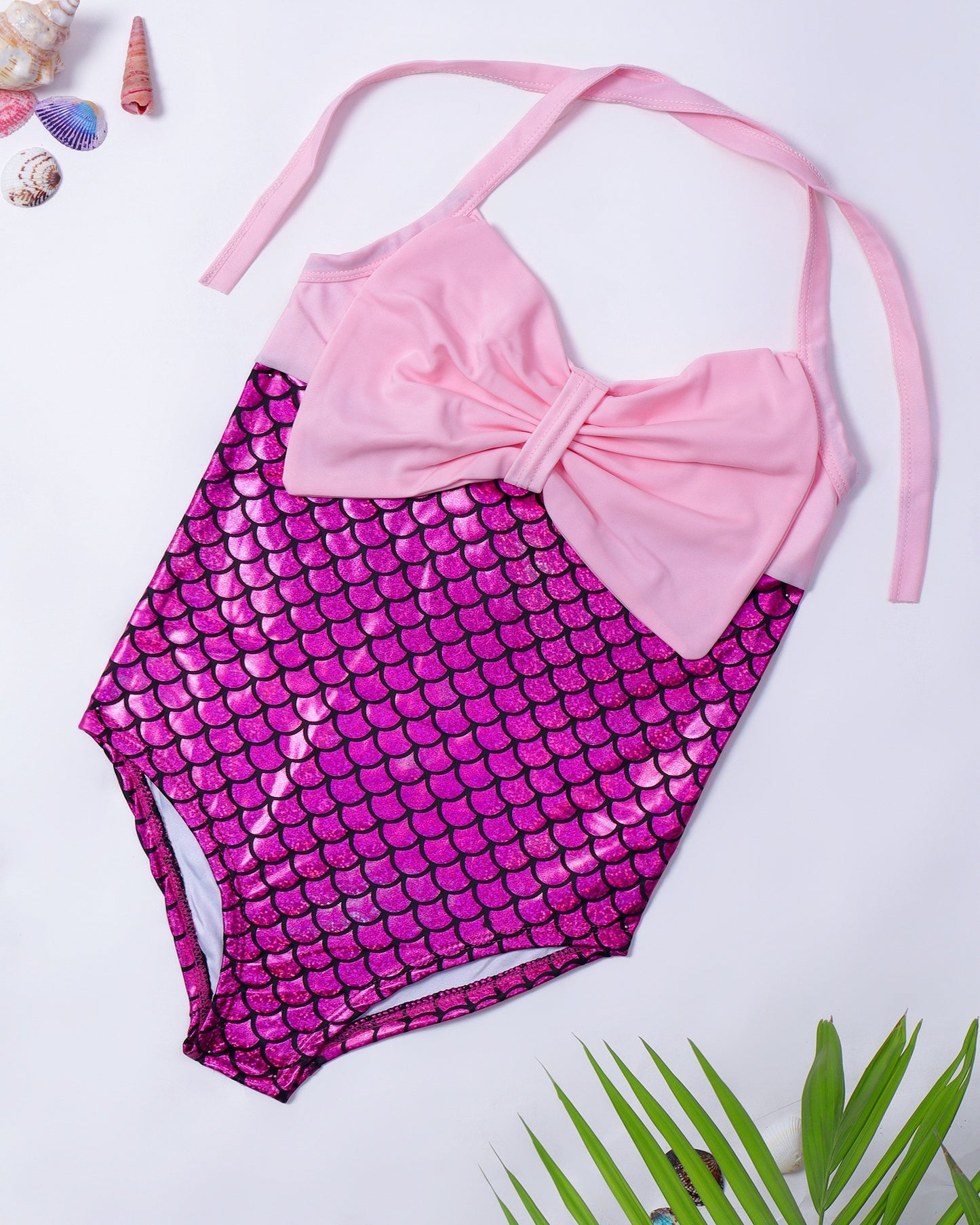 Fin Monokini- Shiny Pink